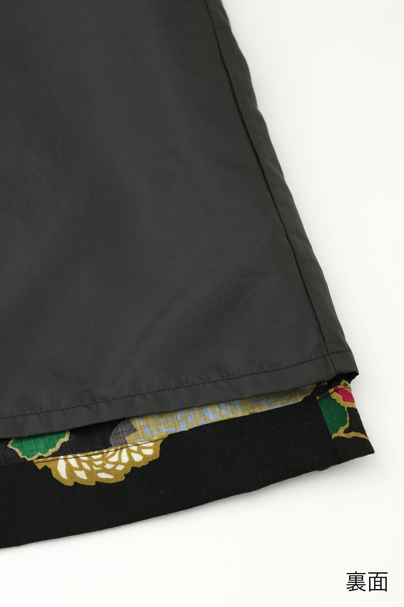 モスリン 長方形衣（ちょうほうけい）／雲取り（くもどり）に菊