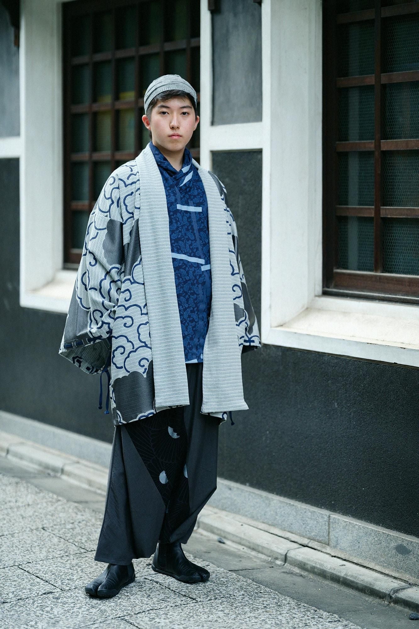 net Limited】Kanoko Seed Stitch Turtle Neck Shirt／Tobi and Blank Dark