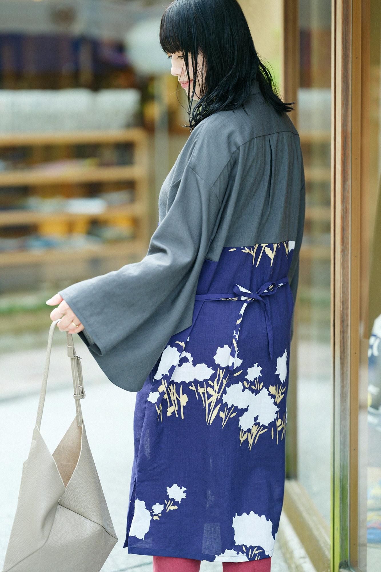 新品★SOU・SOU★二重織　薙刀かり衣　羽織り　ワンピース 薙刀かり衣（秋冬）