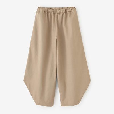high density Solotex(R)Twill Wide-legged Pants Calm (FestiveDayaka)/Sand Color