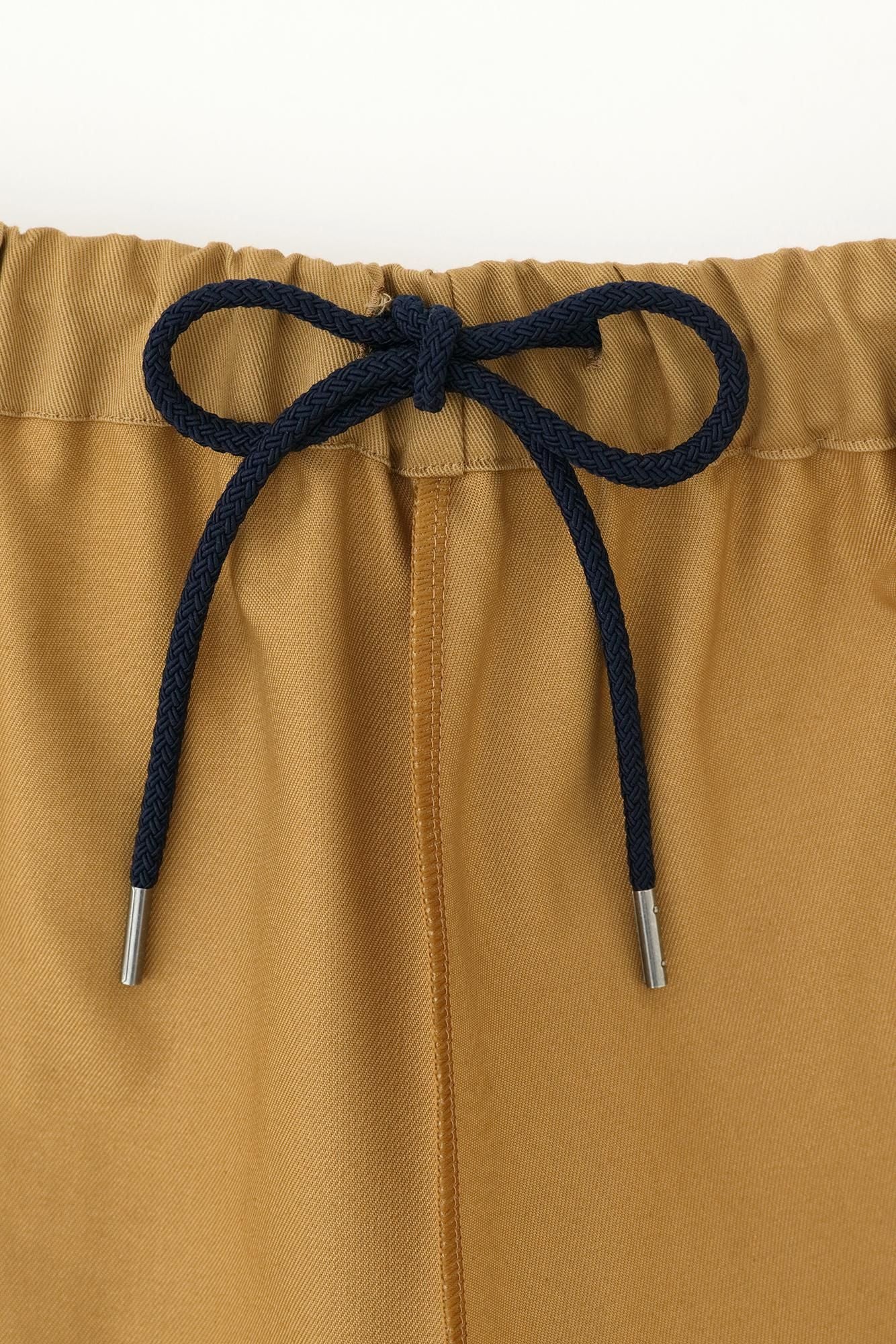 high density Solotex(R)Twill Wide-legged Pants Calm (FestiveDayaka)/Yellowish Grey