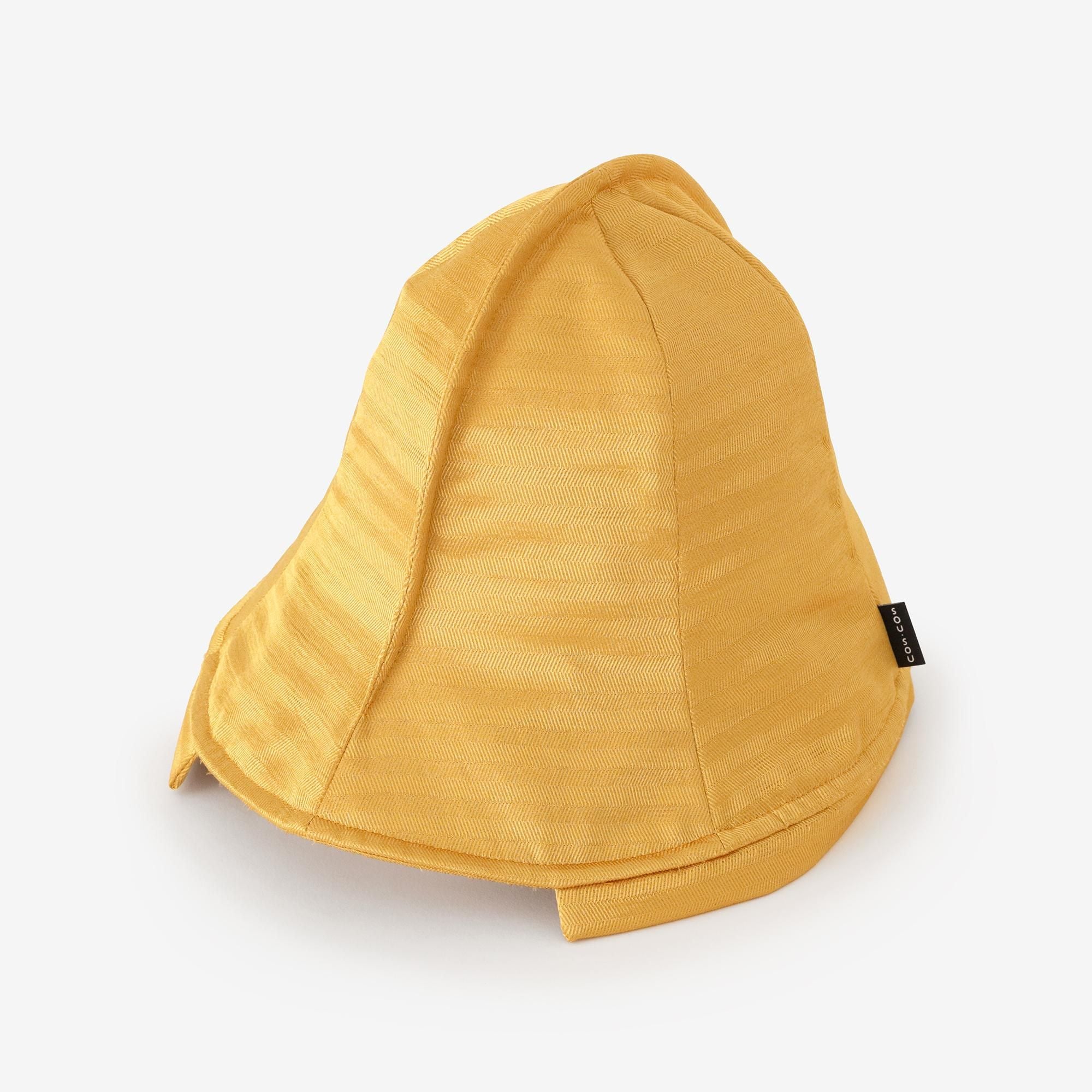 変わり織 一条笠（いちじょうがさ） 錣（しころ）／金色（こんじき）