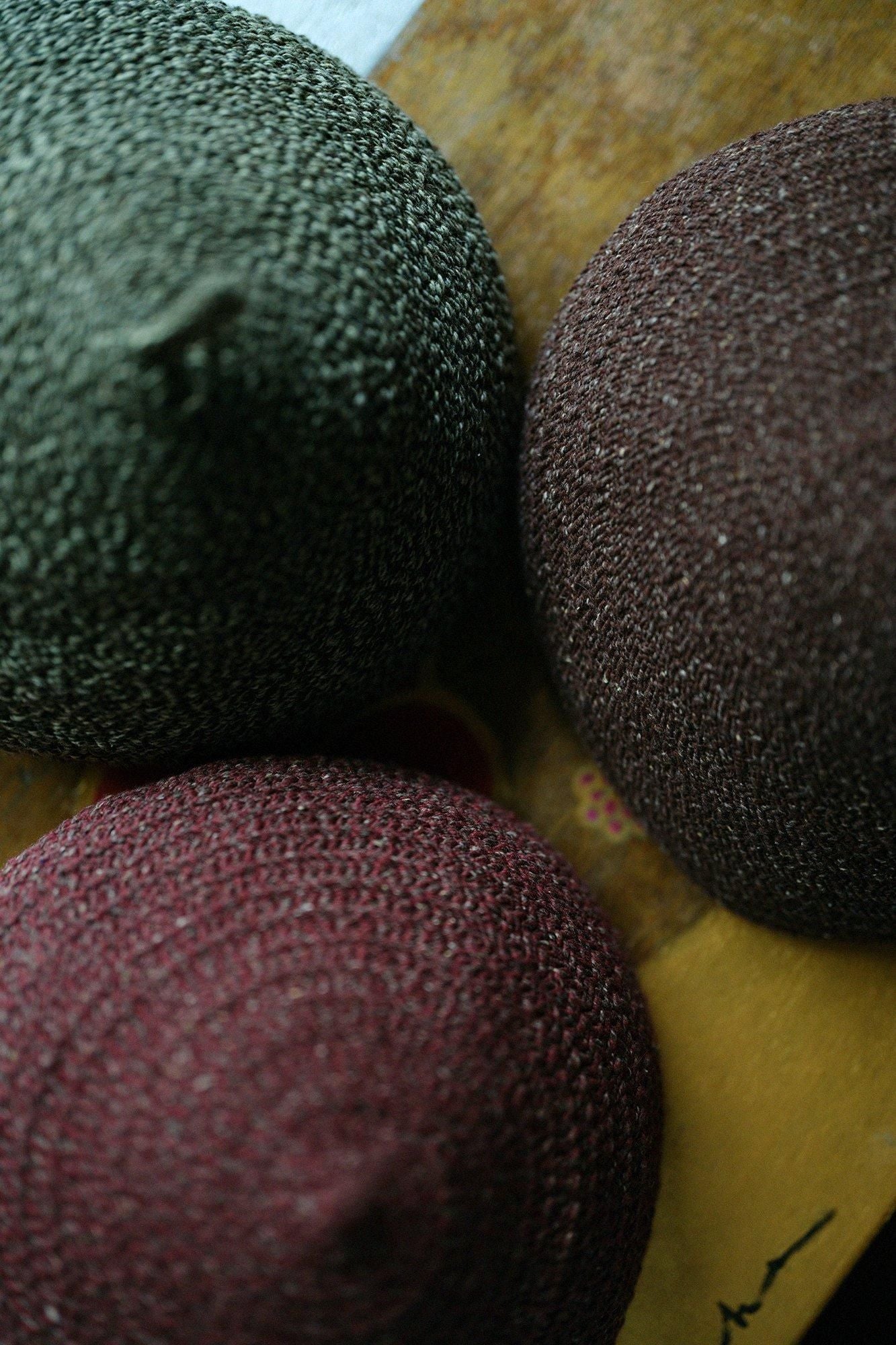 真絲混紡擬寶珠 貝蕾帽／煤竹色