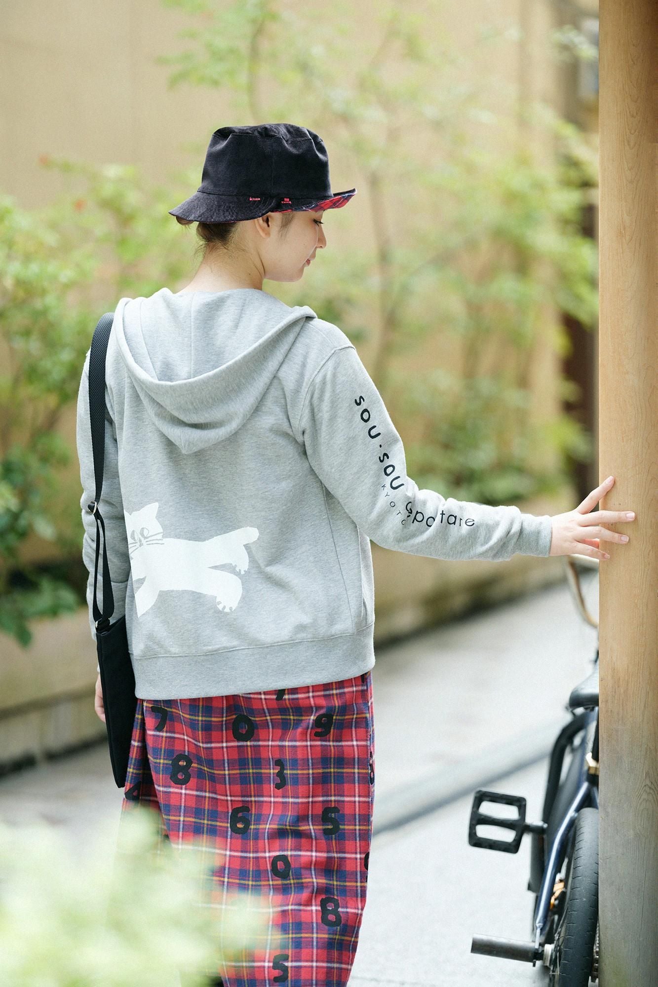 Deportale ZIP UP 运动派克大衣 [9.7]/浅灰色