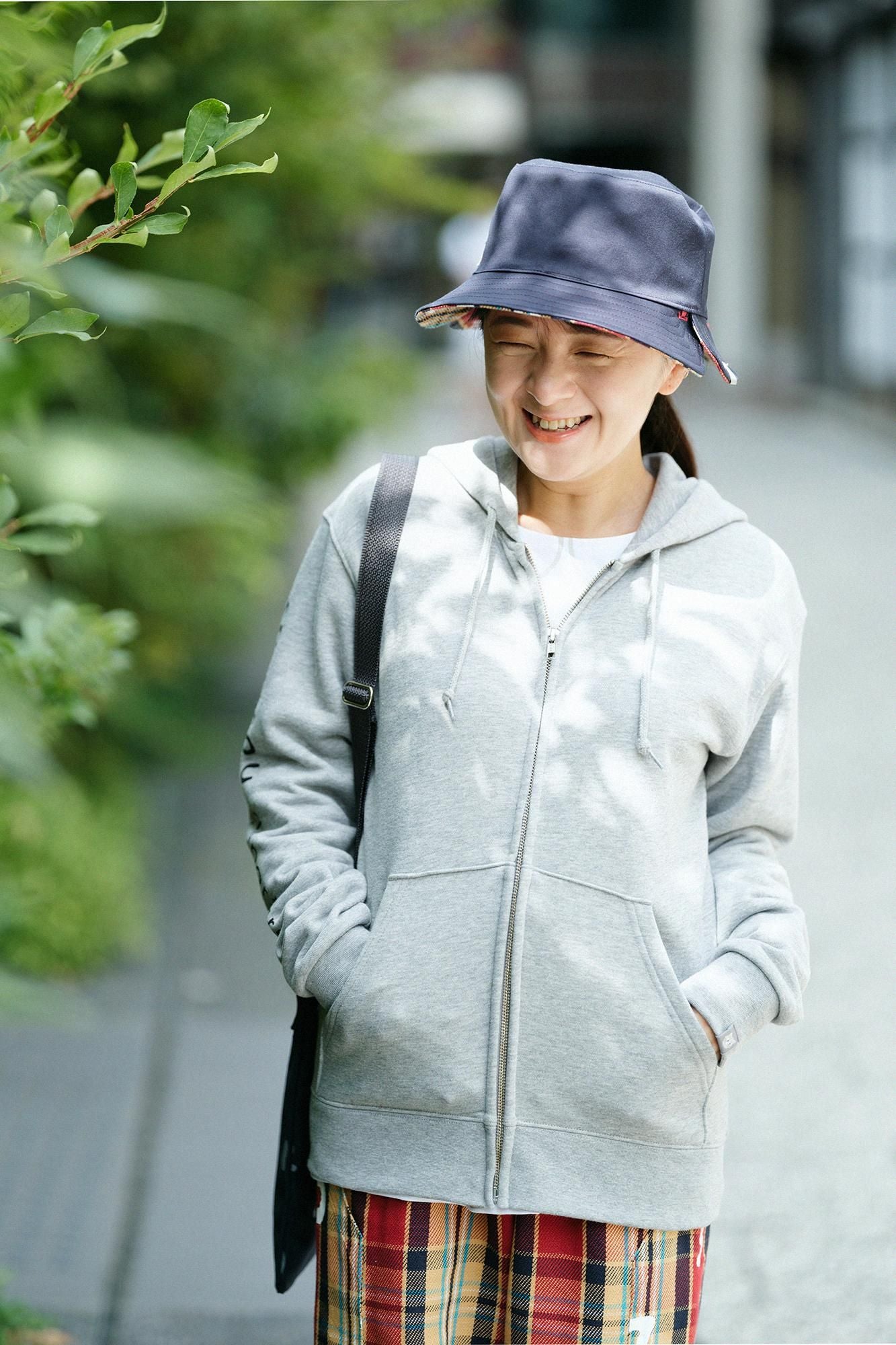 Deportale ZIP UP 运动派克大衣 [9.7]/浅灰色