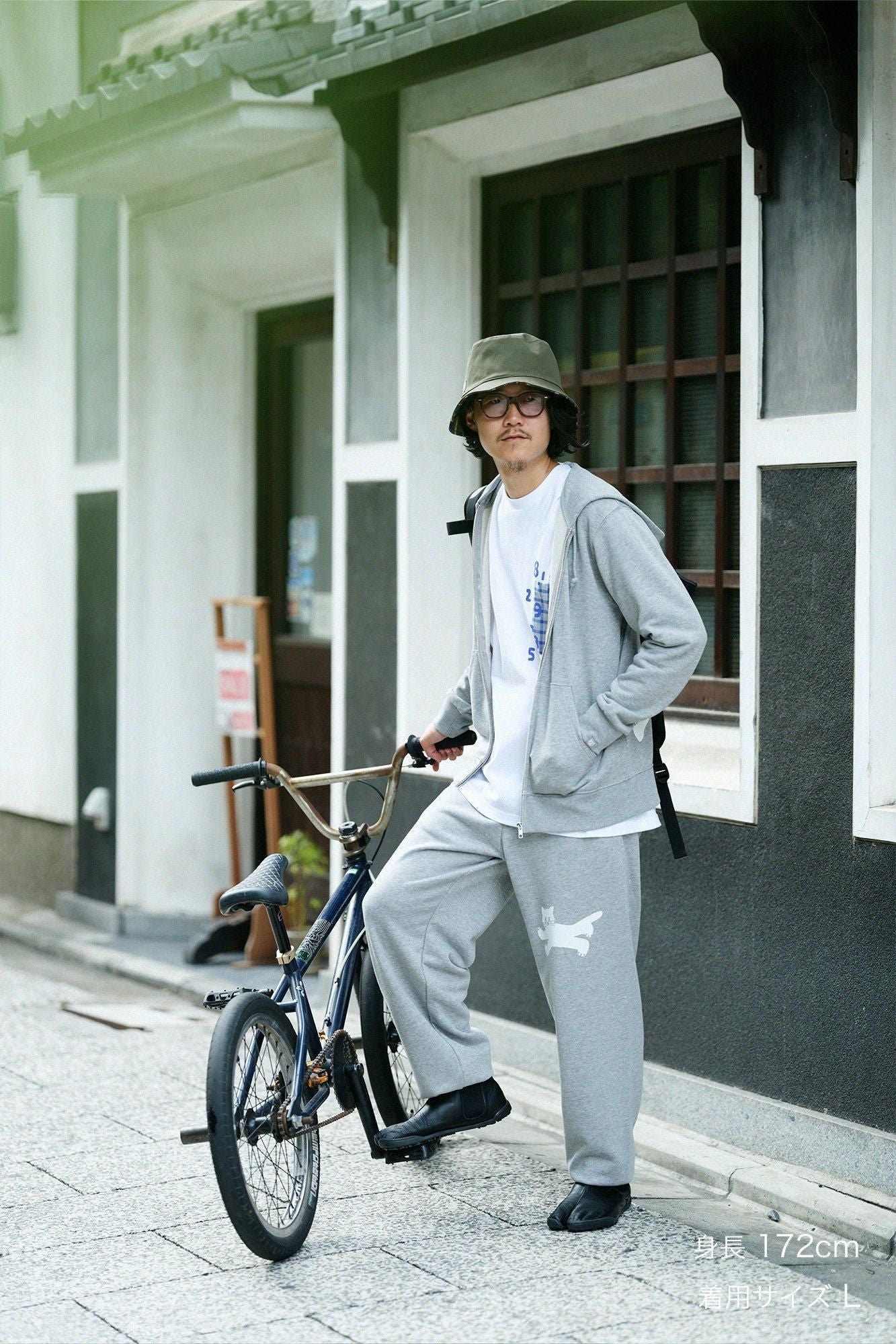 Deportale ZIP UP 运动派克大衣 [9.7]/浅灰色