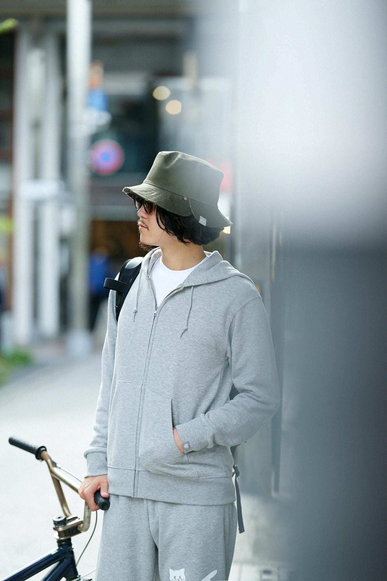 Deportale ZIP UP 运动派克大衣 [9.7]/浅灰色