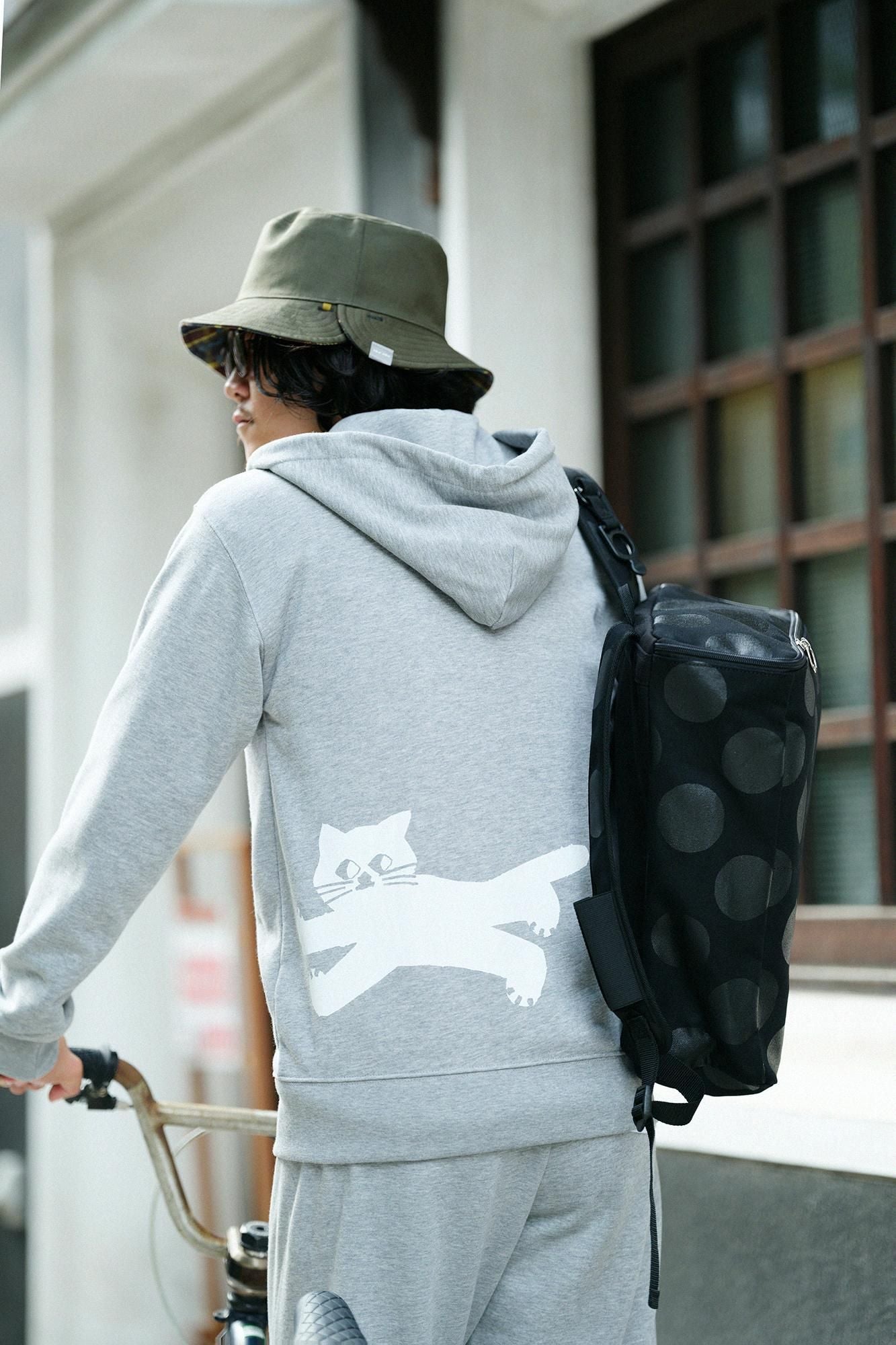 Deportale ZIP UP 运动派克大衣 [9.7]/浅灰色