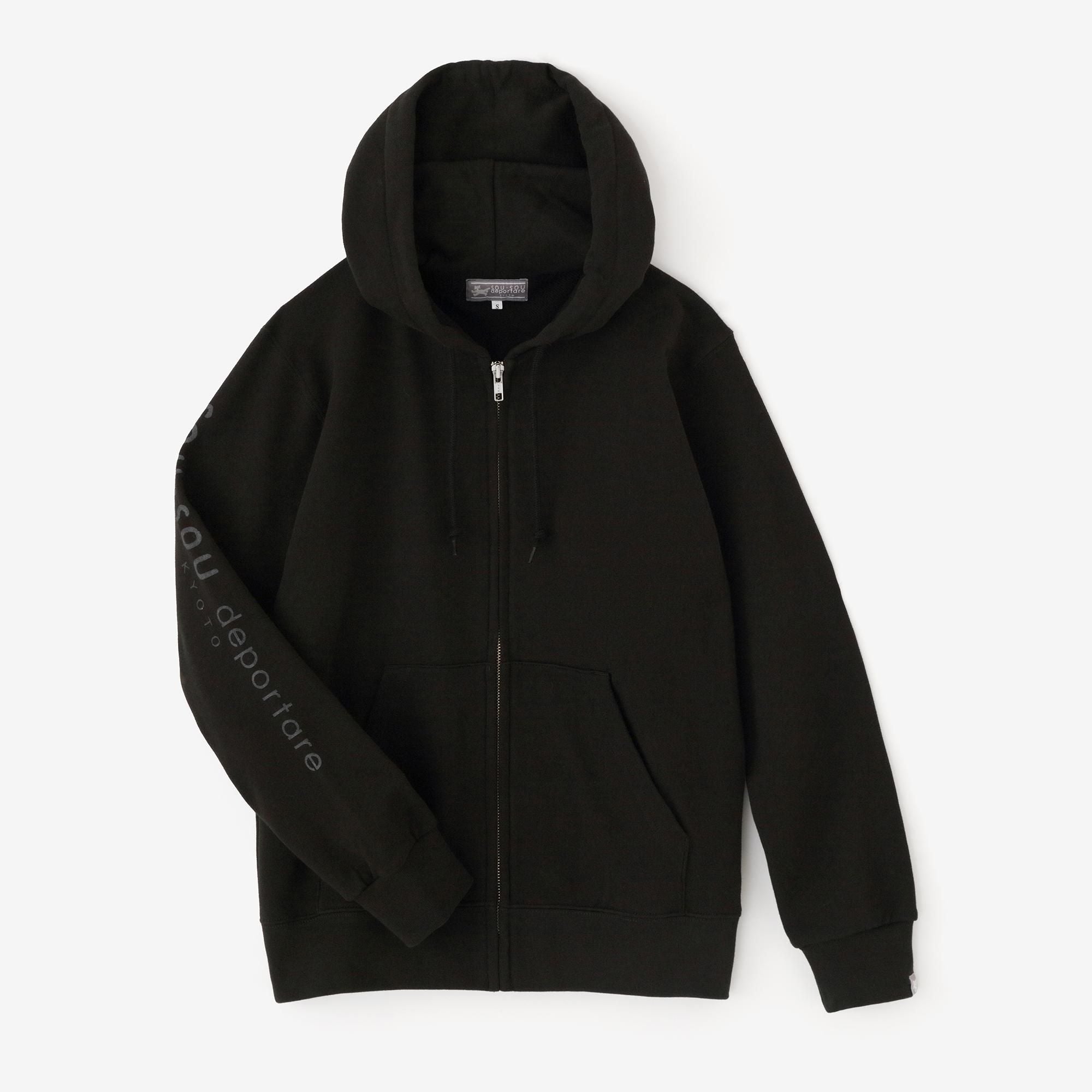 【官網限定】deportare ZIP UP運動帽T [9.7]/黑色