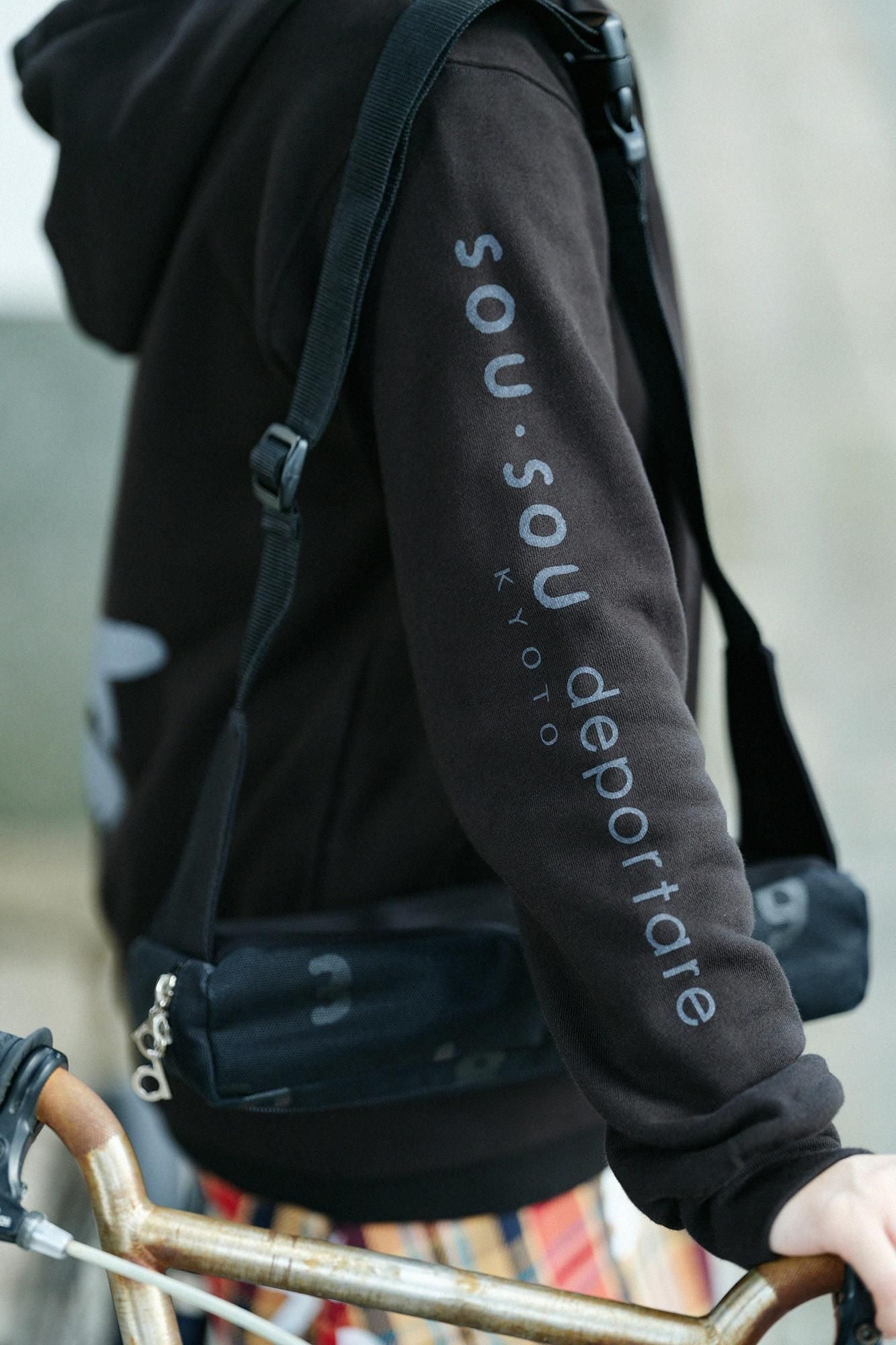 【官網限定】deportare ZIP UP運動帽T [9.7]/黑色