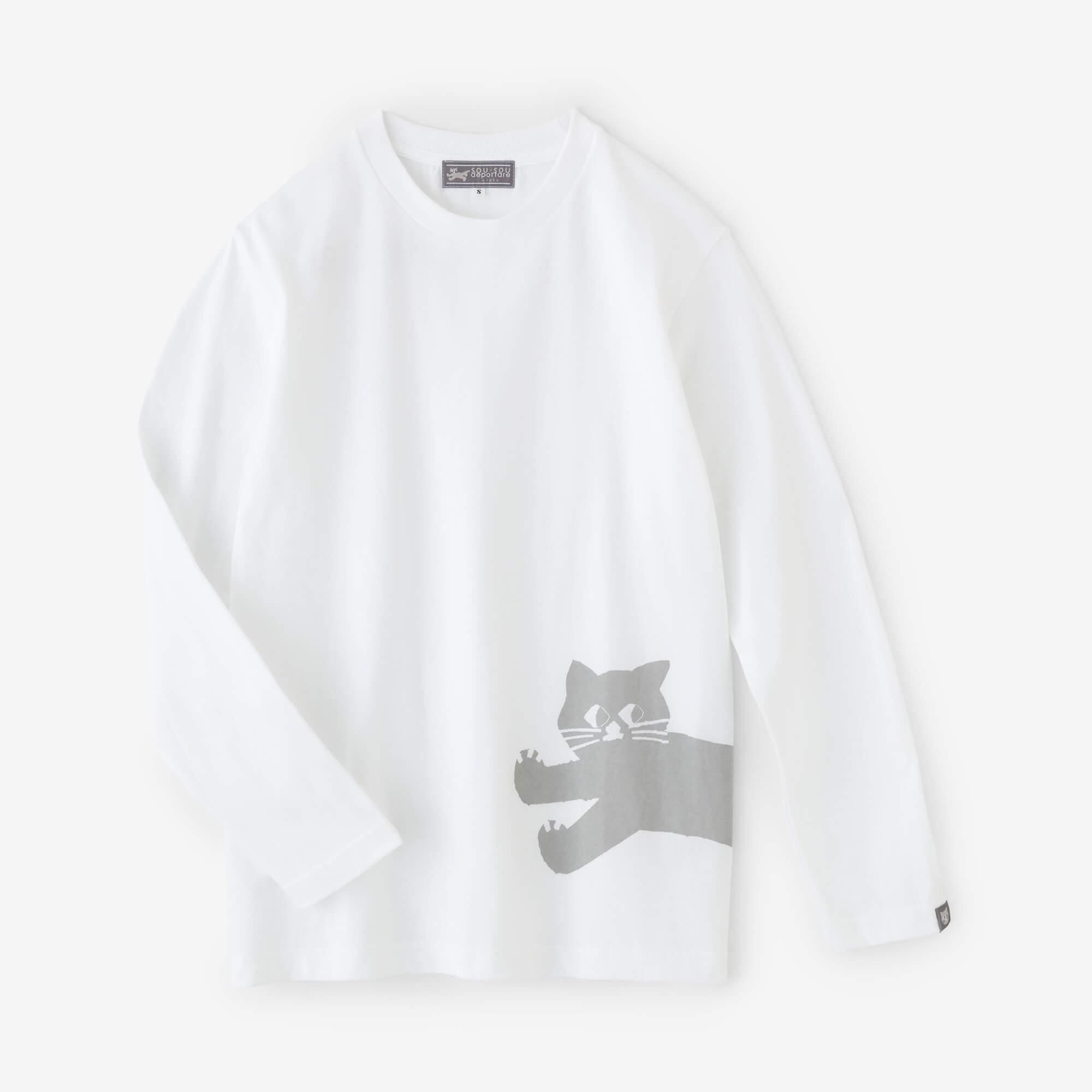 デポルターレ 長袖Tシャツ[5.6]／ホワイト