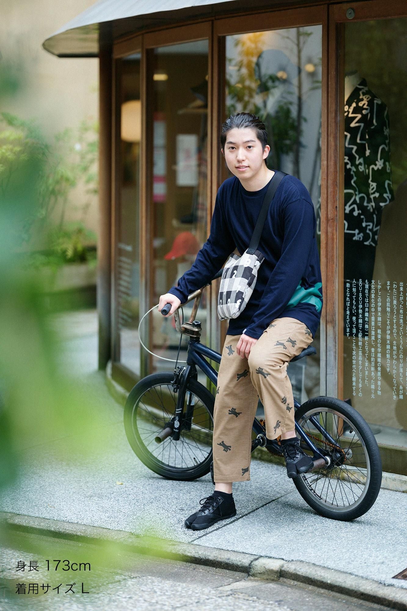 デポルターレ 長袖Tシャツ[5.6]／ネイビー