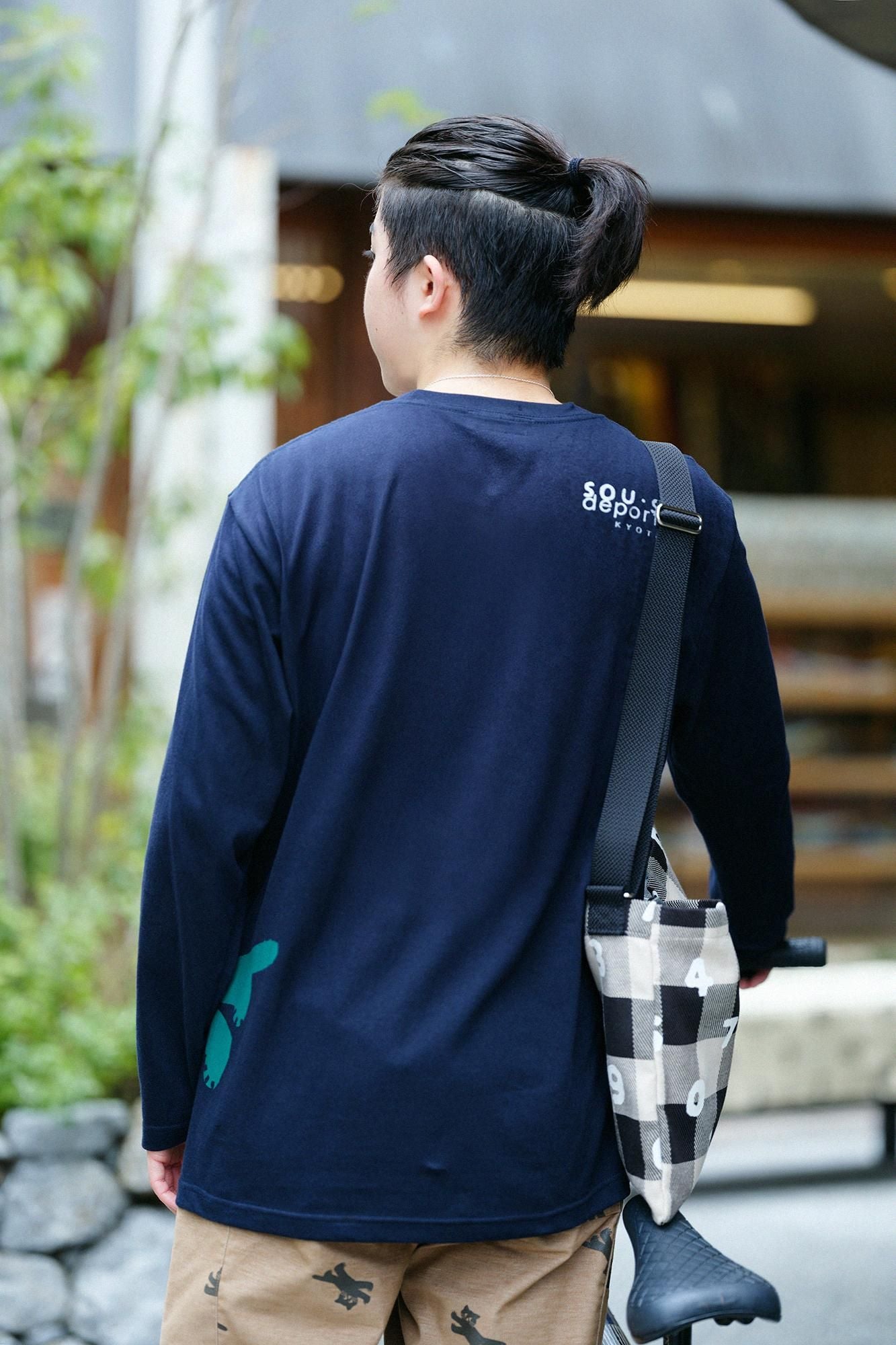 デポルターレ 長袖Tシャツ[5.6]／ネイビー