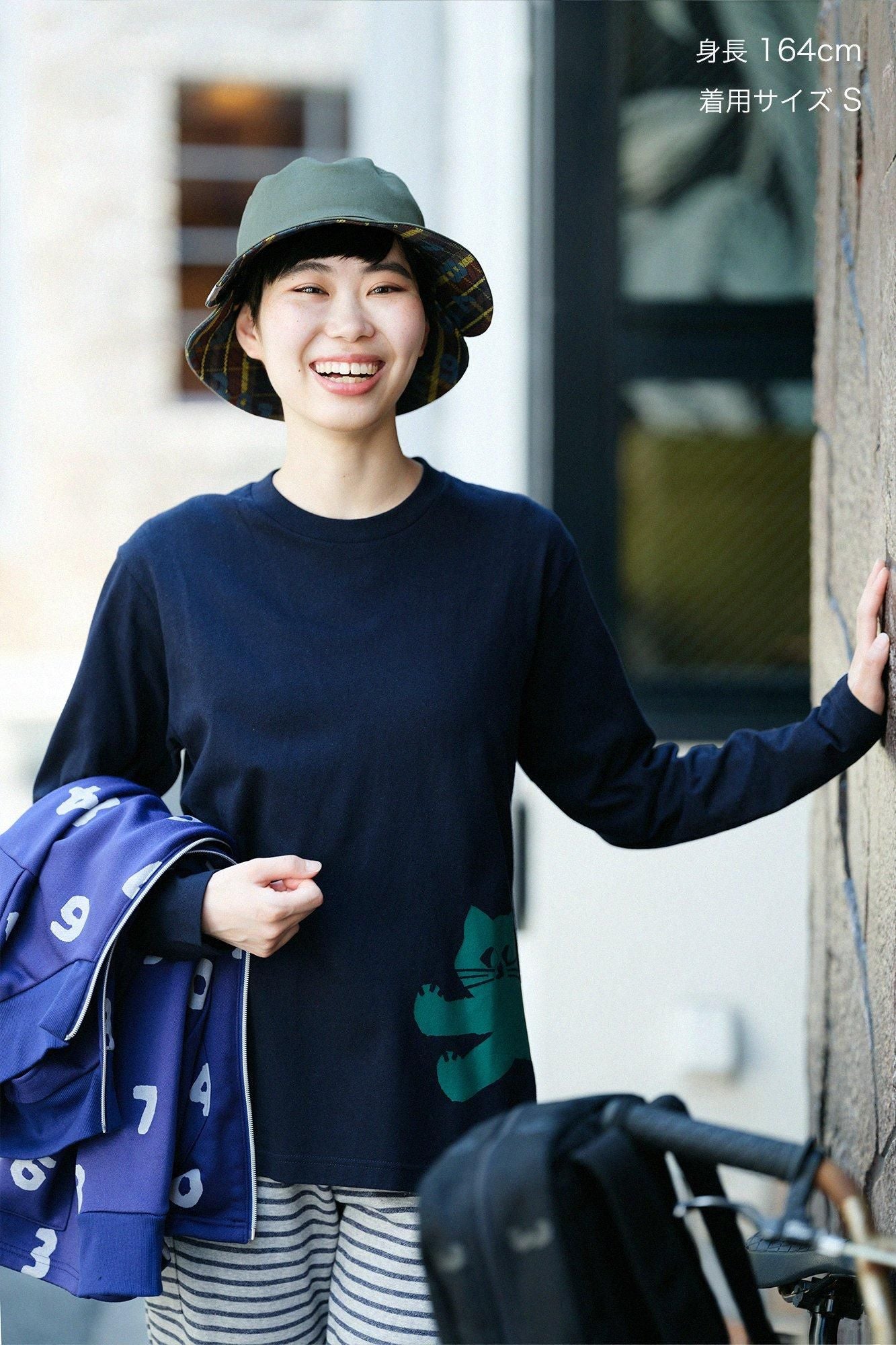 デポルターレ 長袖Tシャツ[5.6]／ネイビー