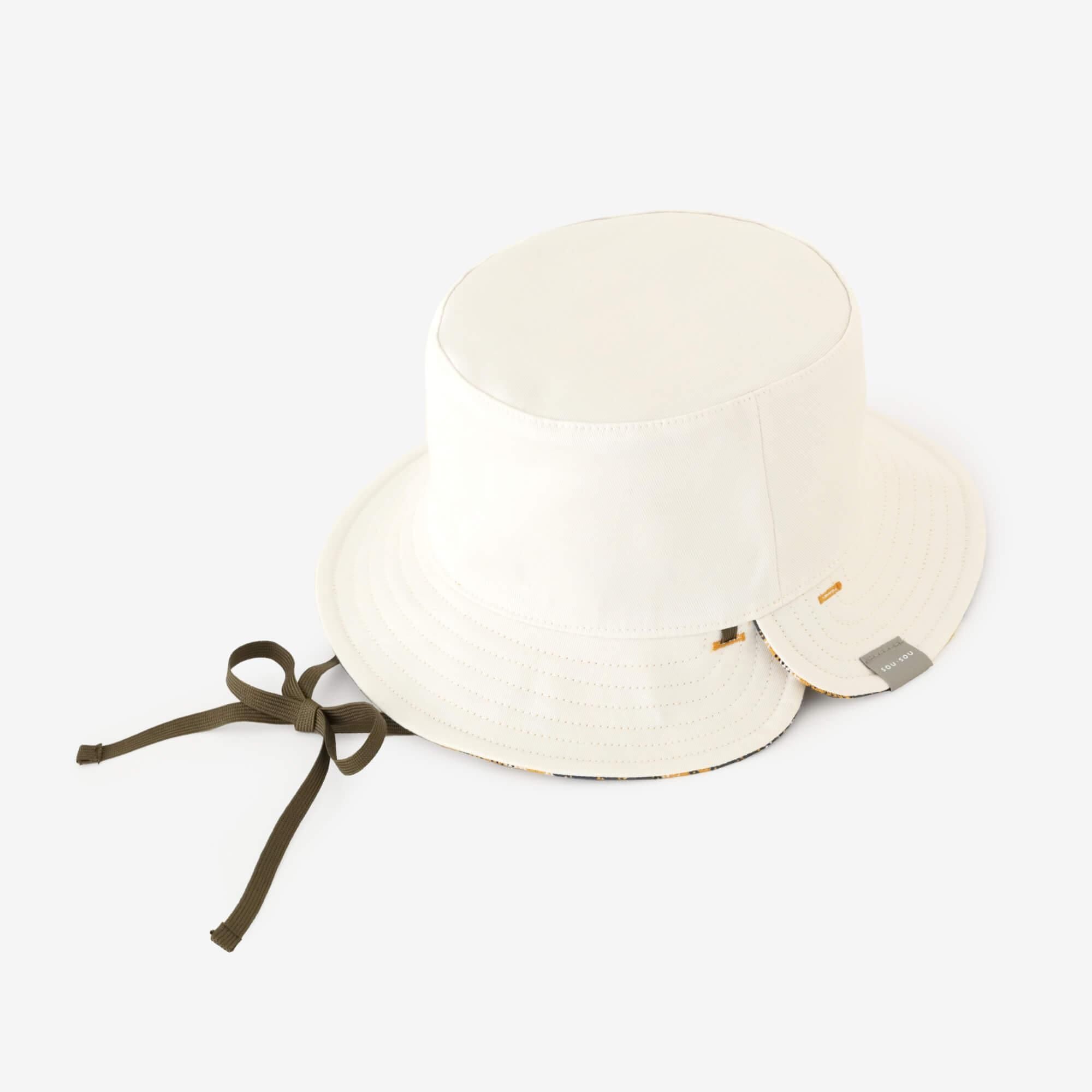 重斜纹检查可逆自行车帽/so-su-u kon（kon）顶部和底部（ka）金色