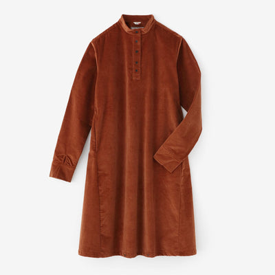 Stretch Corduroy BIKE One-piece Dress／Raw Sienna