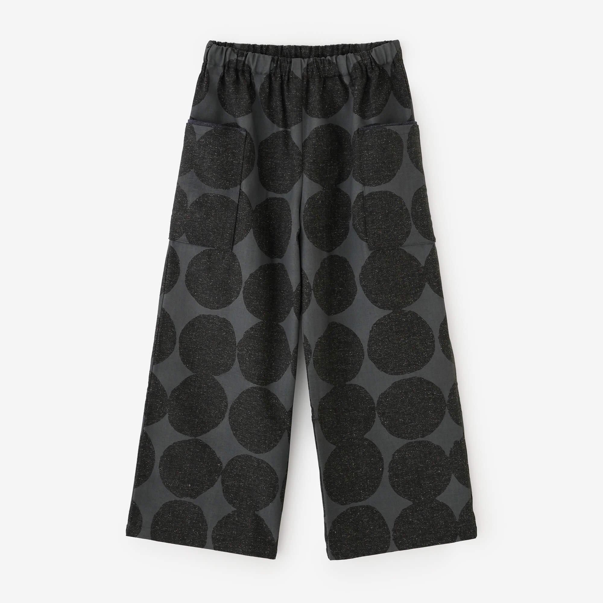 梳毛（そもう） 方袋（ほうび）もんぺ／柳茶杢（やなぎちゃもく）