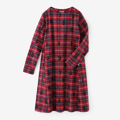 Nel DobbyCheck BIKE One-piece Dress／SO-SU-U