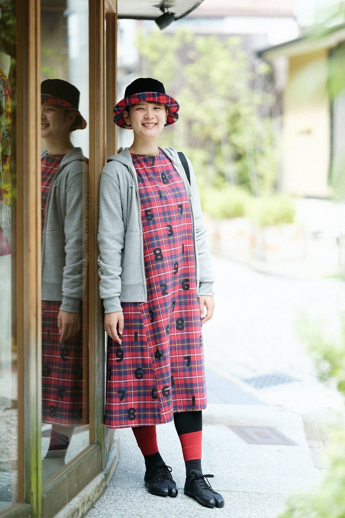 Nel DobbyCheck BIKE One-piece Dress／SO-SU-U