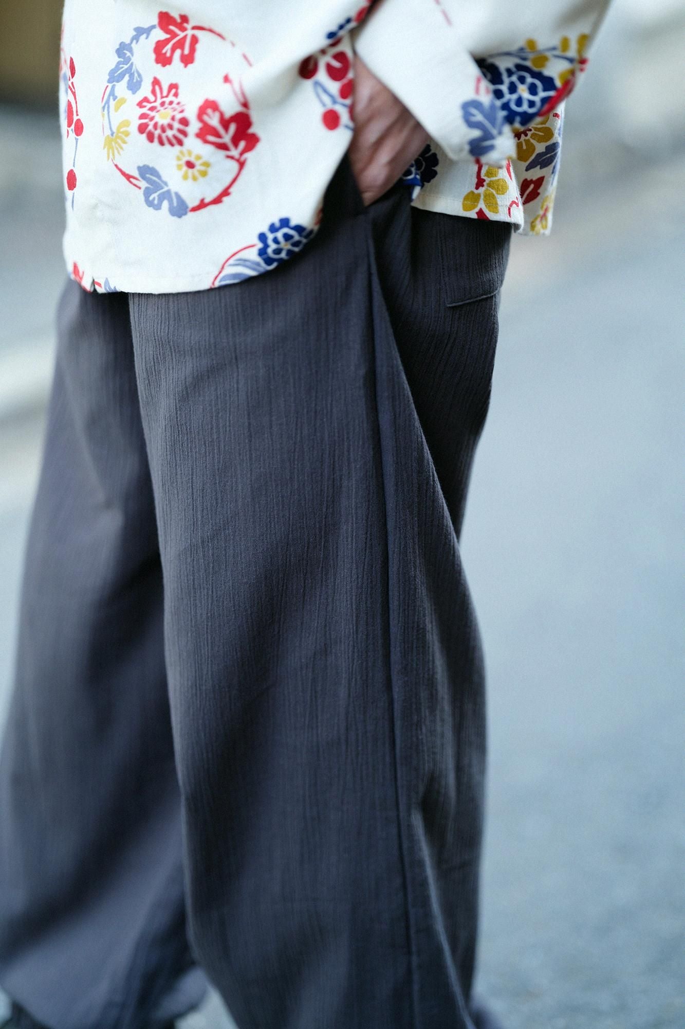 타카시마치지미 20/20 Samue (Samue) 2/짙은회색