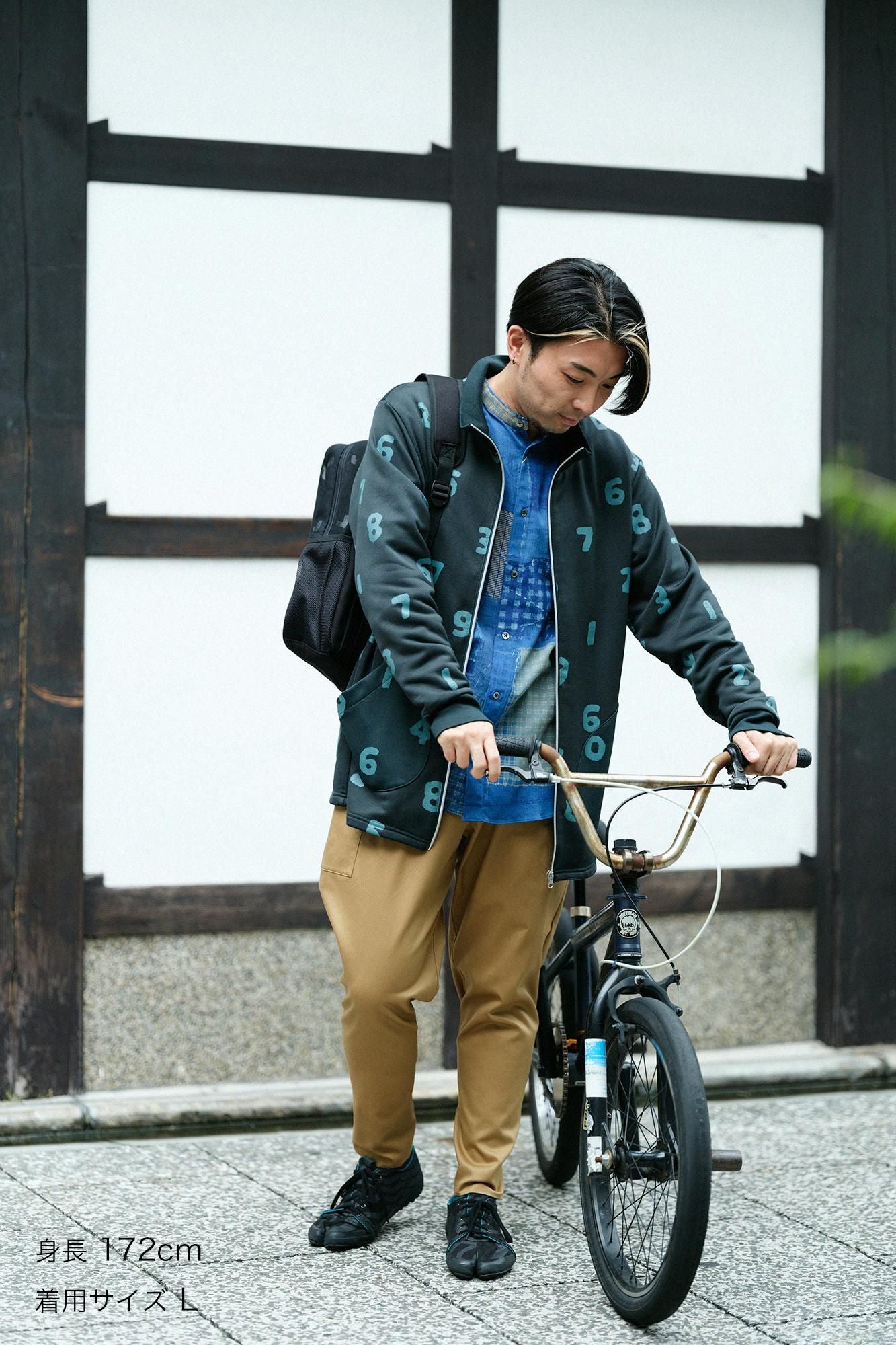 [仅在网络上有售] 高密度 Solotex (R) 斜纹 BIKE 焦特布尔/黄赭色