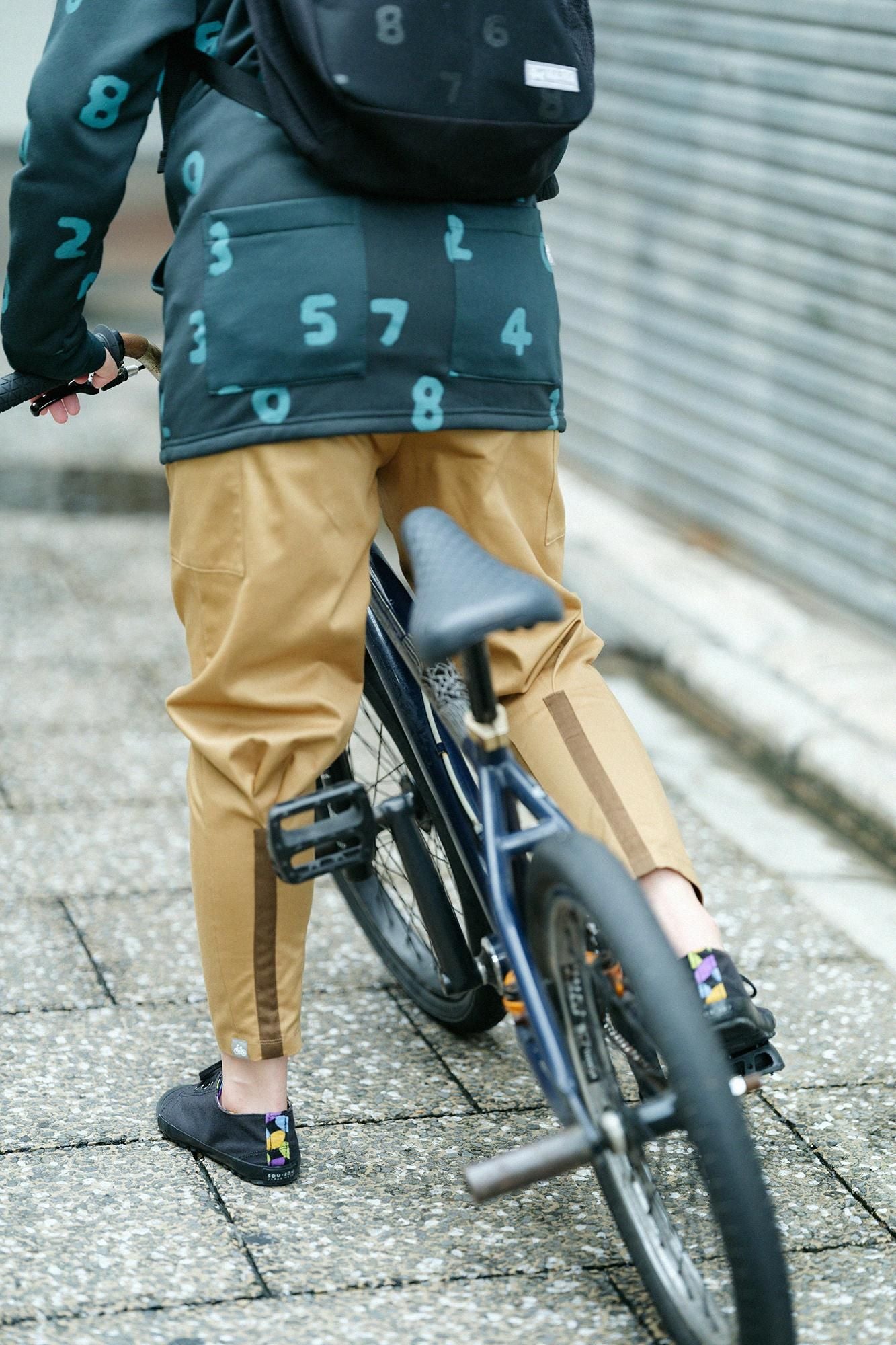 [仅在网络上有售] 高密度 Solotex (R) 斜纹 BIKE 焦特布尔/黄赭色