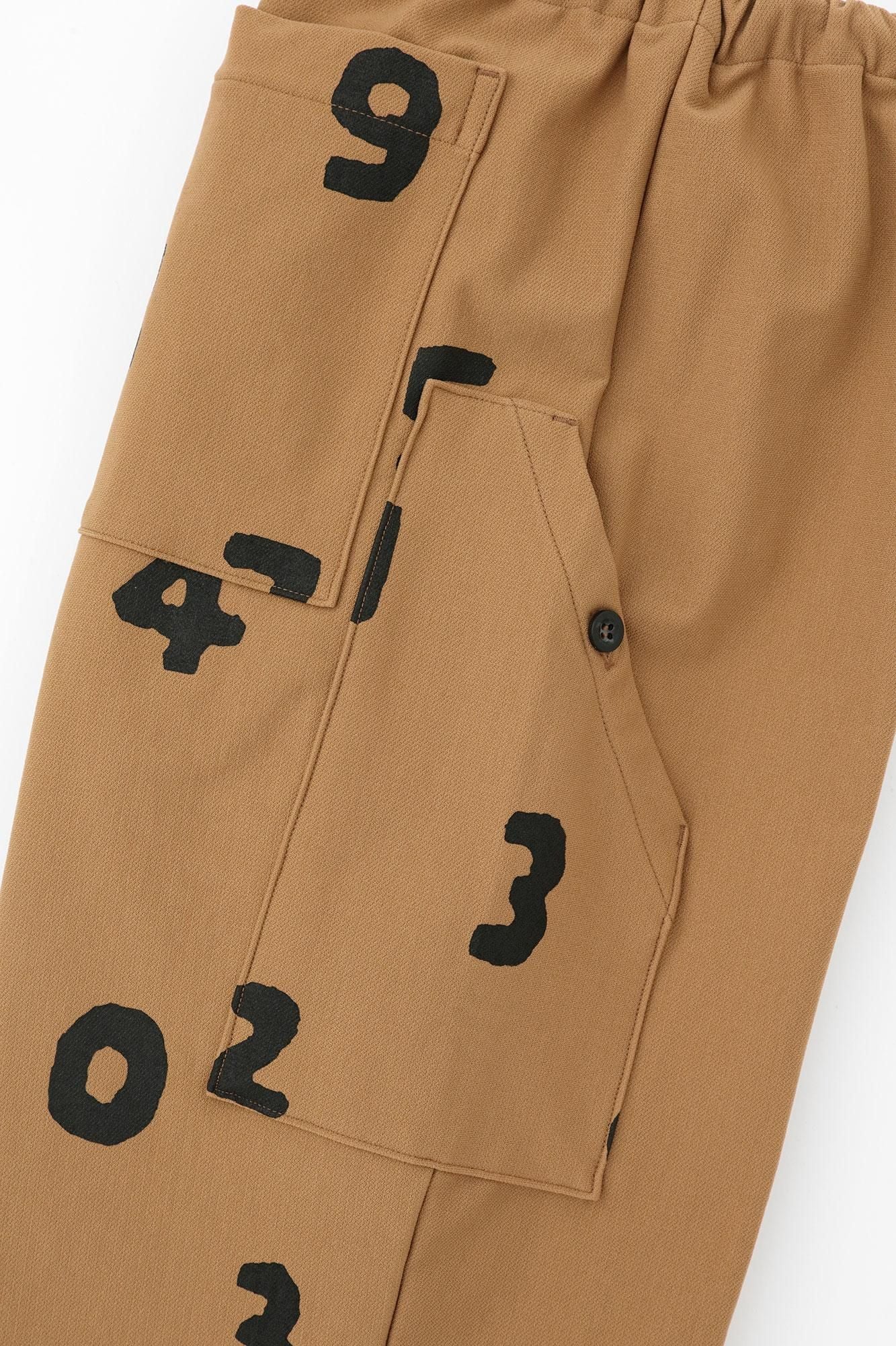 Fleece Brushed Lining Jersey BIKE Pants / Yellow Ocher×SO-SU-U