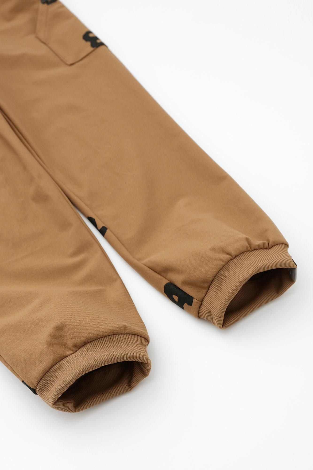 Fleece Brushed Lining Jersey BIKE Pants / Yellow Ocher×SO-SU-U