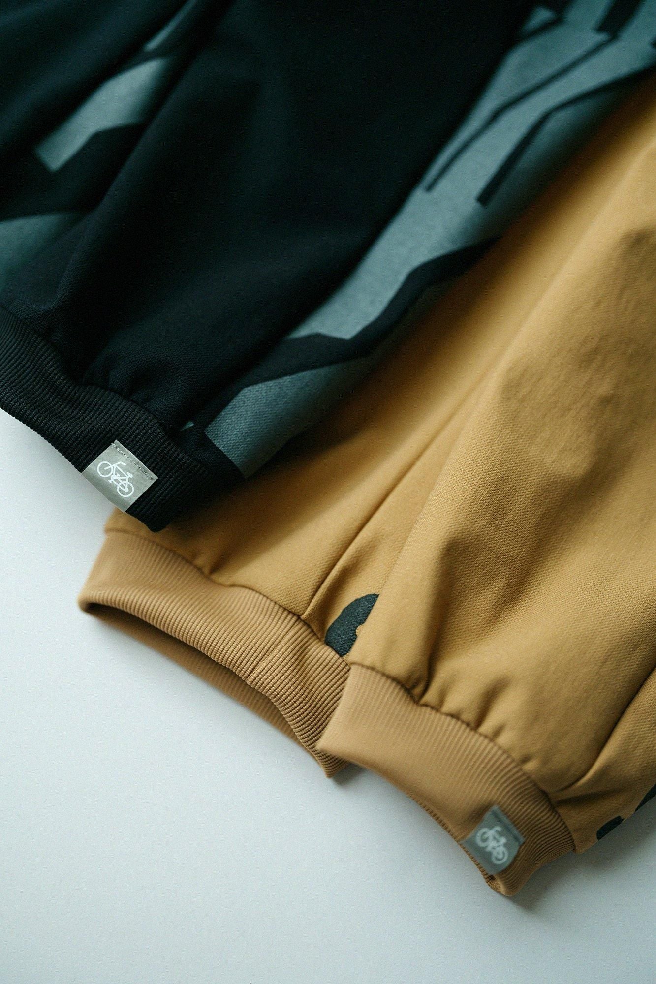 Fleece Brushed Lining Jersey BIKE Pants / Yellow Ocher×SO-SU-U