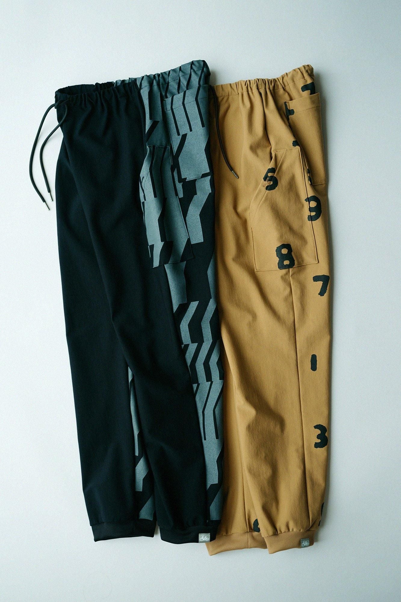 Fleece Brushed Lining Jersey BIKE Pants / Yellow Ocher×SO-SU-U