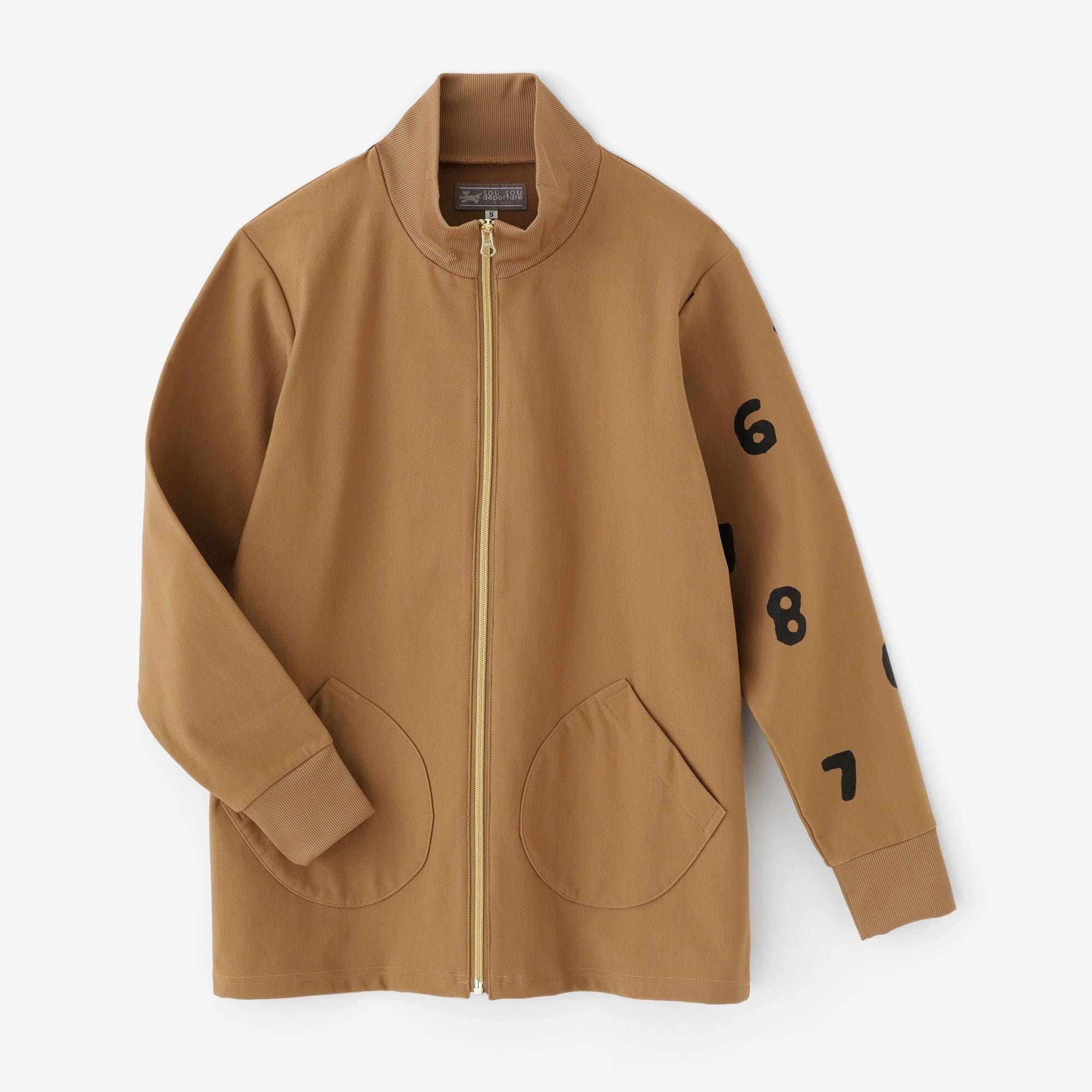 裏毛 ZIP UP BIKEブルゾン／SO-SU-U 桑茶（くわちゃ）