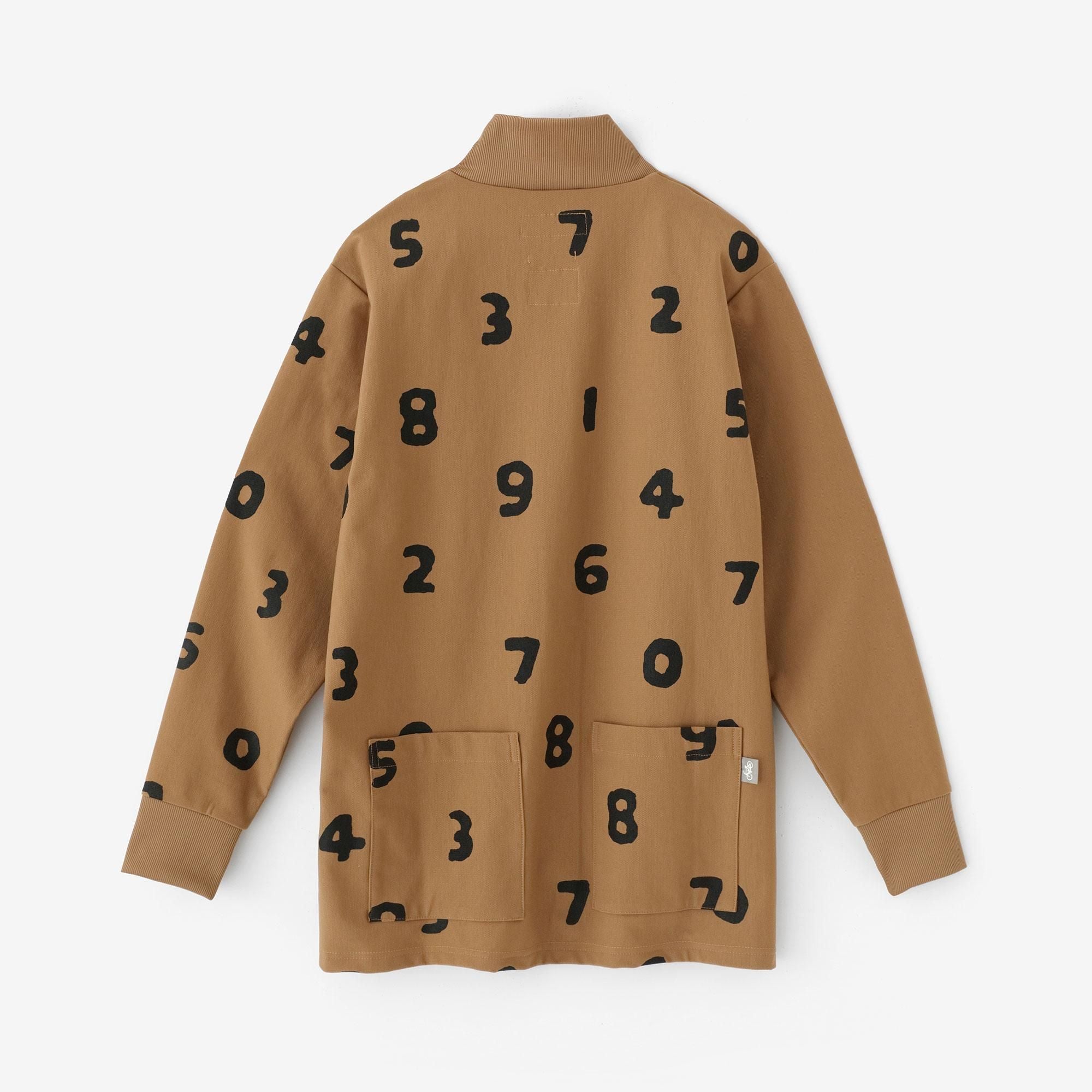 Fleece Brushed LiningJersey ZIP UP BIKE Blouson／deYellow ocher×SO-SU-U