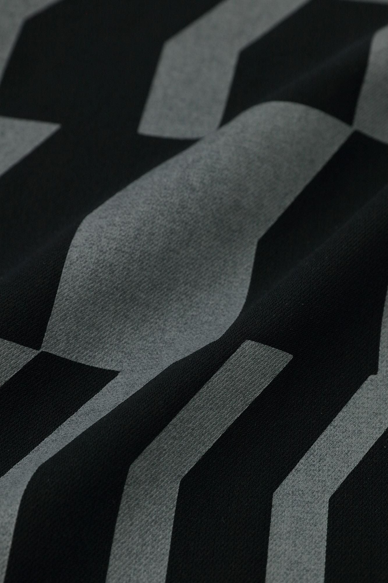 [仅网] 拉绒衬里针织衫 ZIP UP BIKE 夹克衫/黑色 x dandan