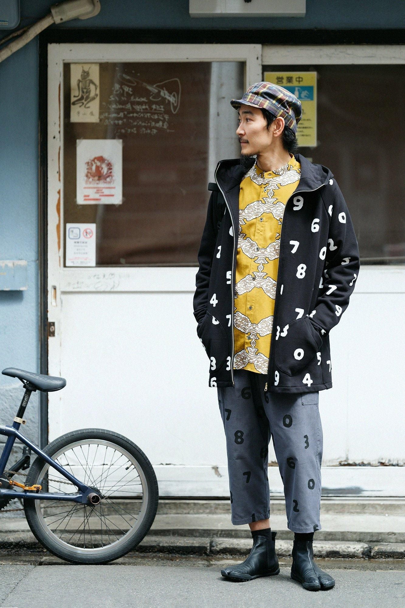 Fleece BIKE Parka／SO-SU-Uand Blank wet feather color (Nu(biro)×tsuminds old time withtoo