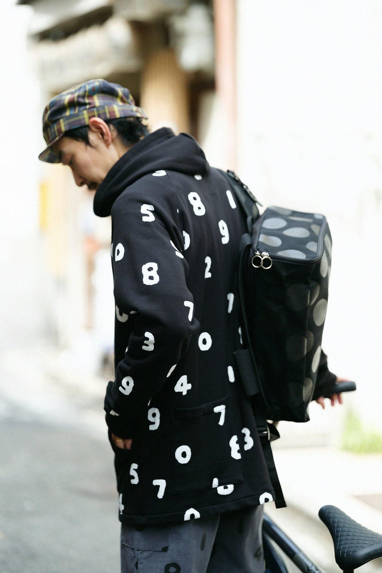 Fleece BIKE Parka／SO-SU-Uand Blank wet feather color (Nu(biro)×tsuminds old time withtoo