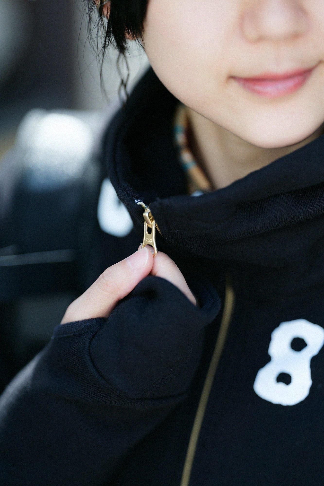 Fleece BIKE Parka／SO-SU-Uand Blank wet feather color (Nu(biro)×tsuminds old time withtoo