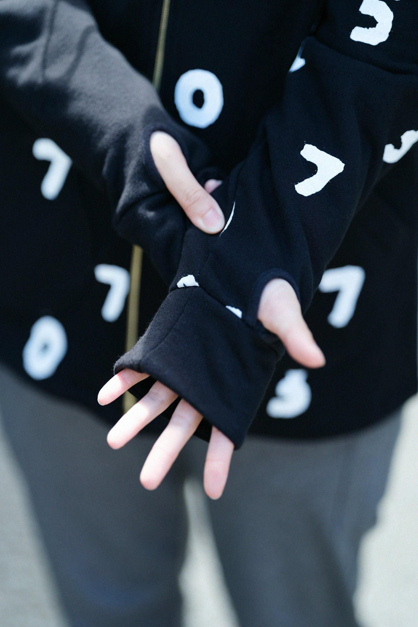 Fleece BIKE Parka／SO-SU-Uand Blank wet feather color (Nu(biro)×tsuminds old time withtoo