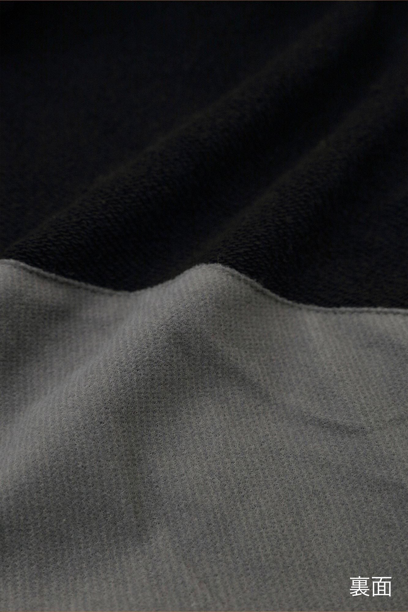 內抓毛BIKE 連帽外套/ SO-SU-U十數和留白黑色×深灰色