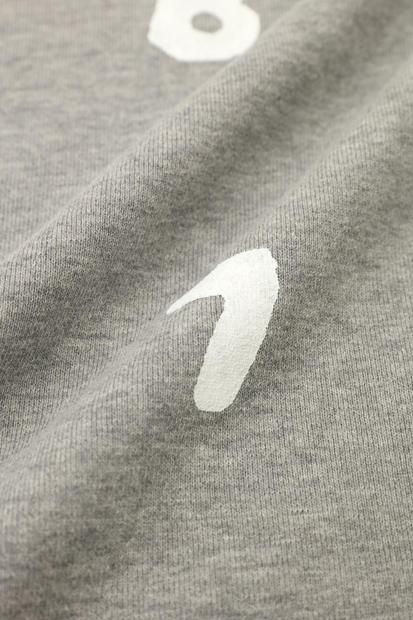 內抓毛BIKE 連帽外套/ SO-SU-U十數和留白灰色