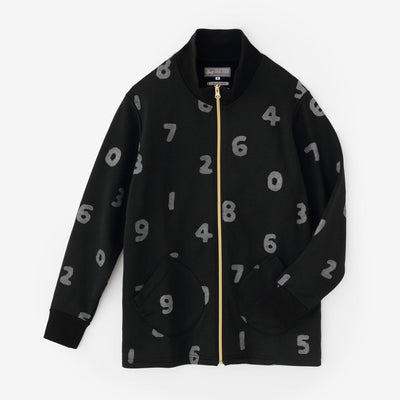 抓绒抓绒 ZIP UP BIKE 夹克衫/SO-SU-U 湿色