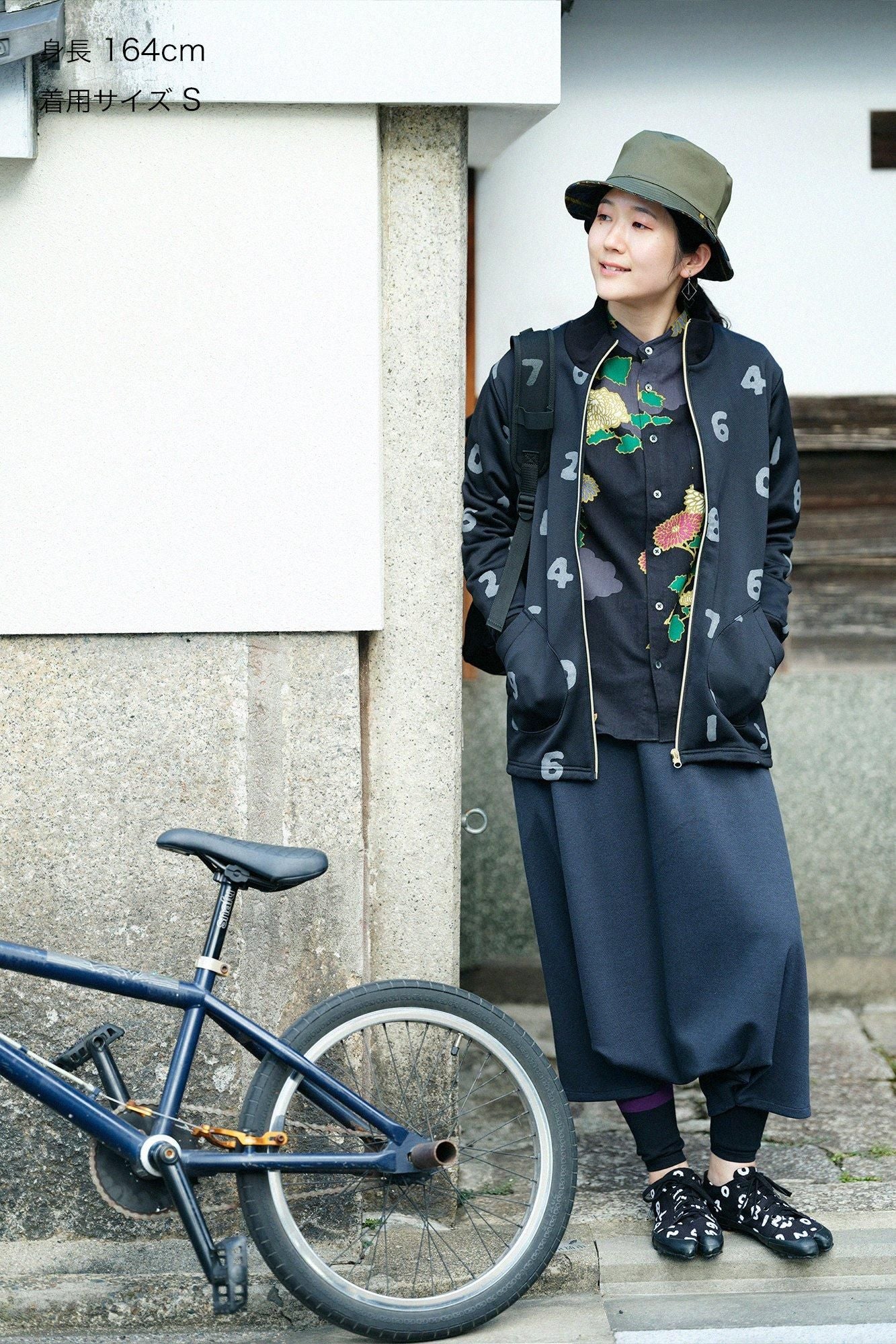 【net limited】Fleece ZIP UP BIKE Blouson／SO-SU-U Black