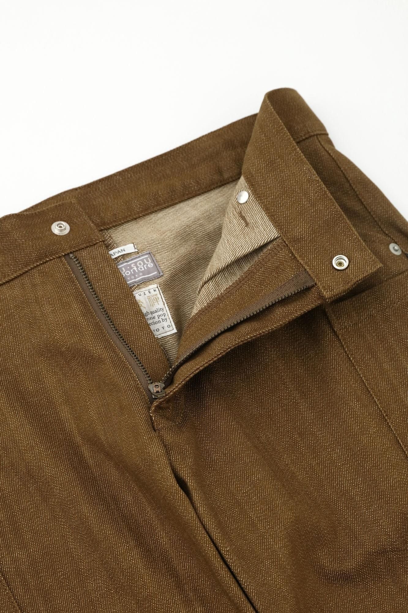 弹力牛仔 BIKE 工装/青铜 x SO-SU-U