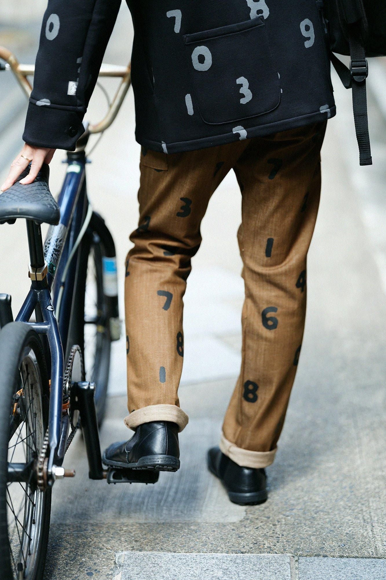 弹力牛仔 BIKE 工装/青铜 x SO-SU-U