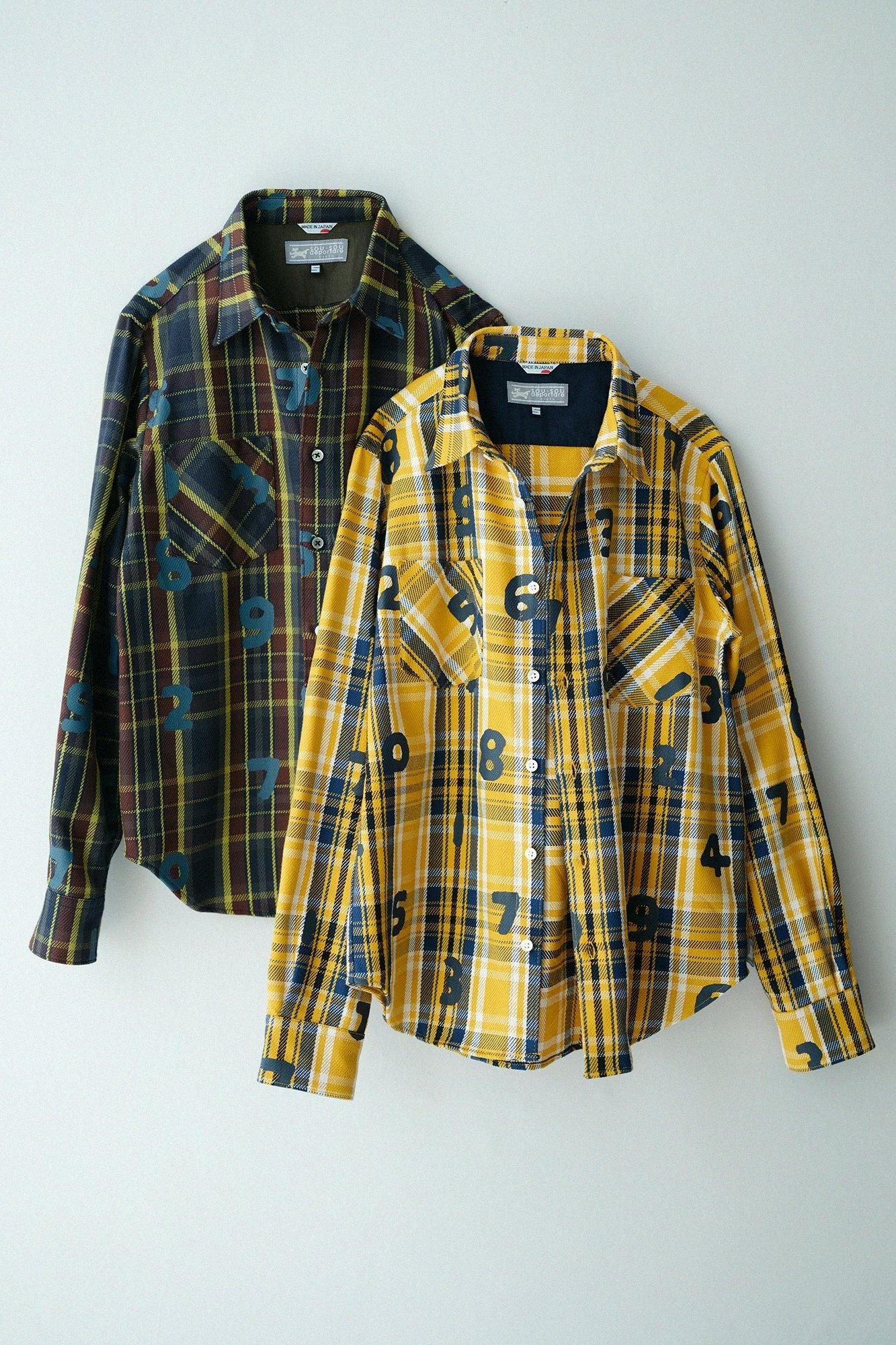 ヘビーツイルチェックシャツ／SO-SU-U 黄金色（こがねいろ）