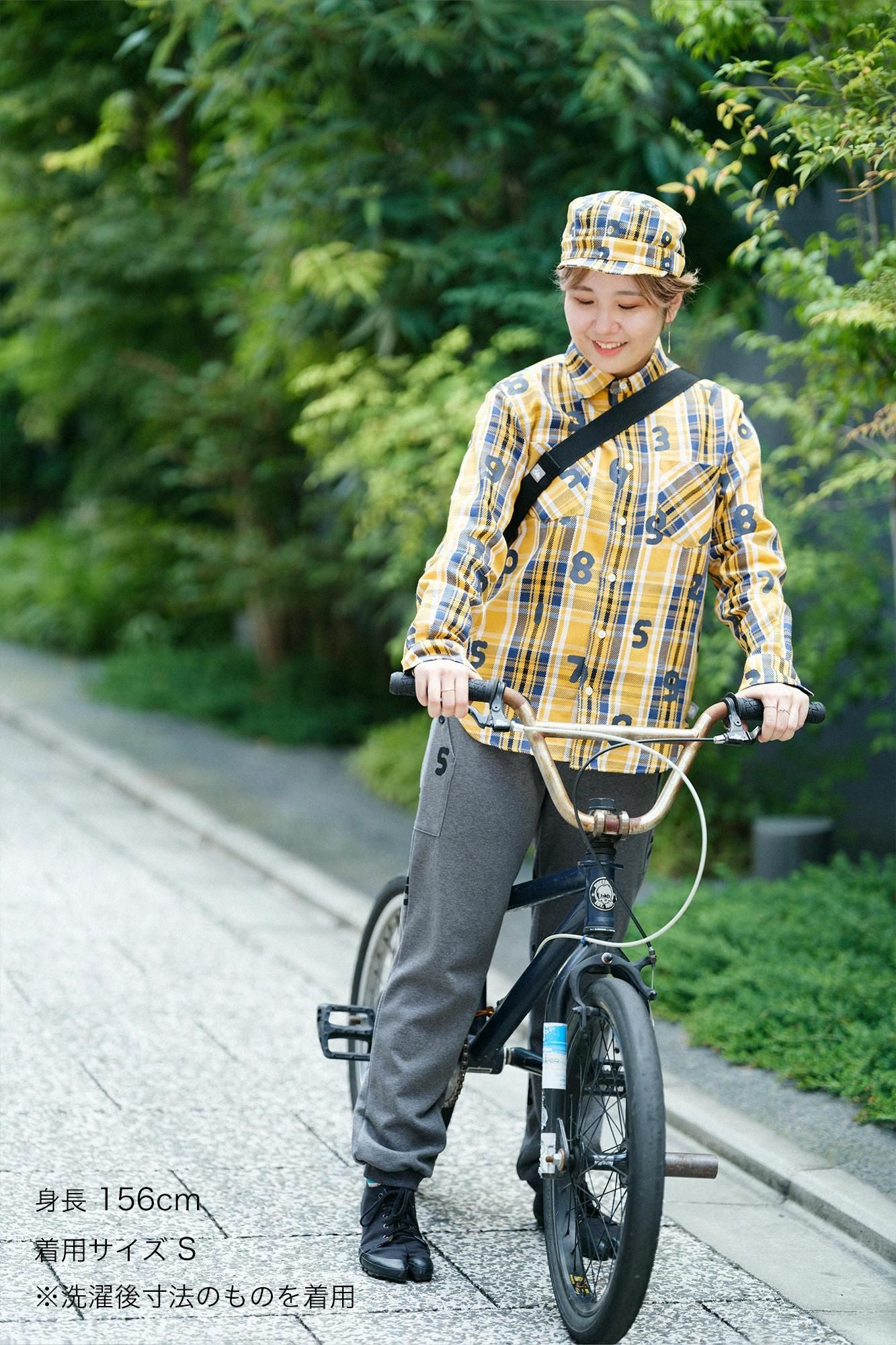 ヘビーツイルチェックシャツ／SO-SU-U 黄金色（こがねいろ）