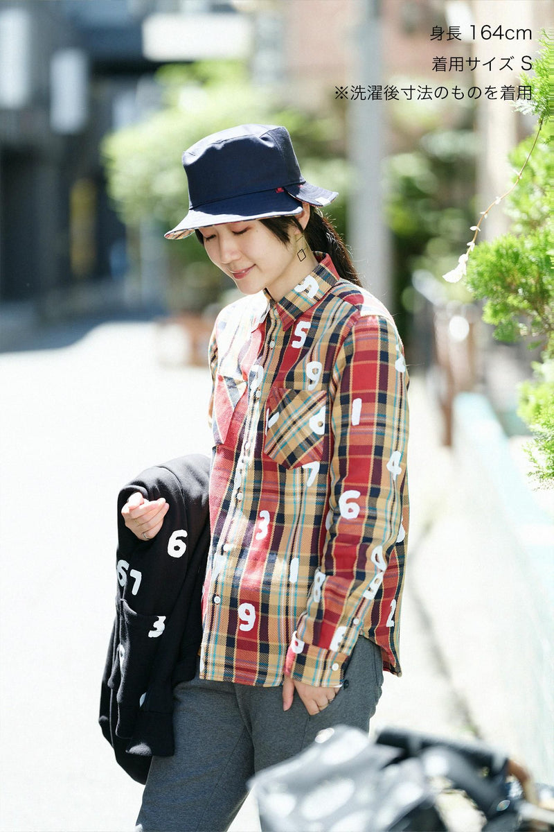 重磅斜纹格纹衬衫