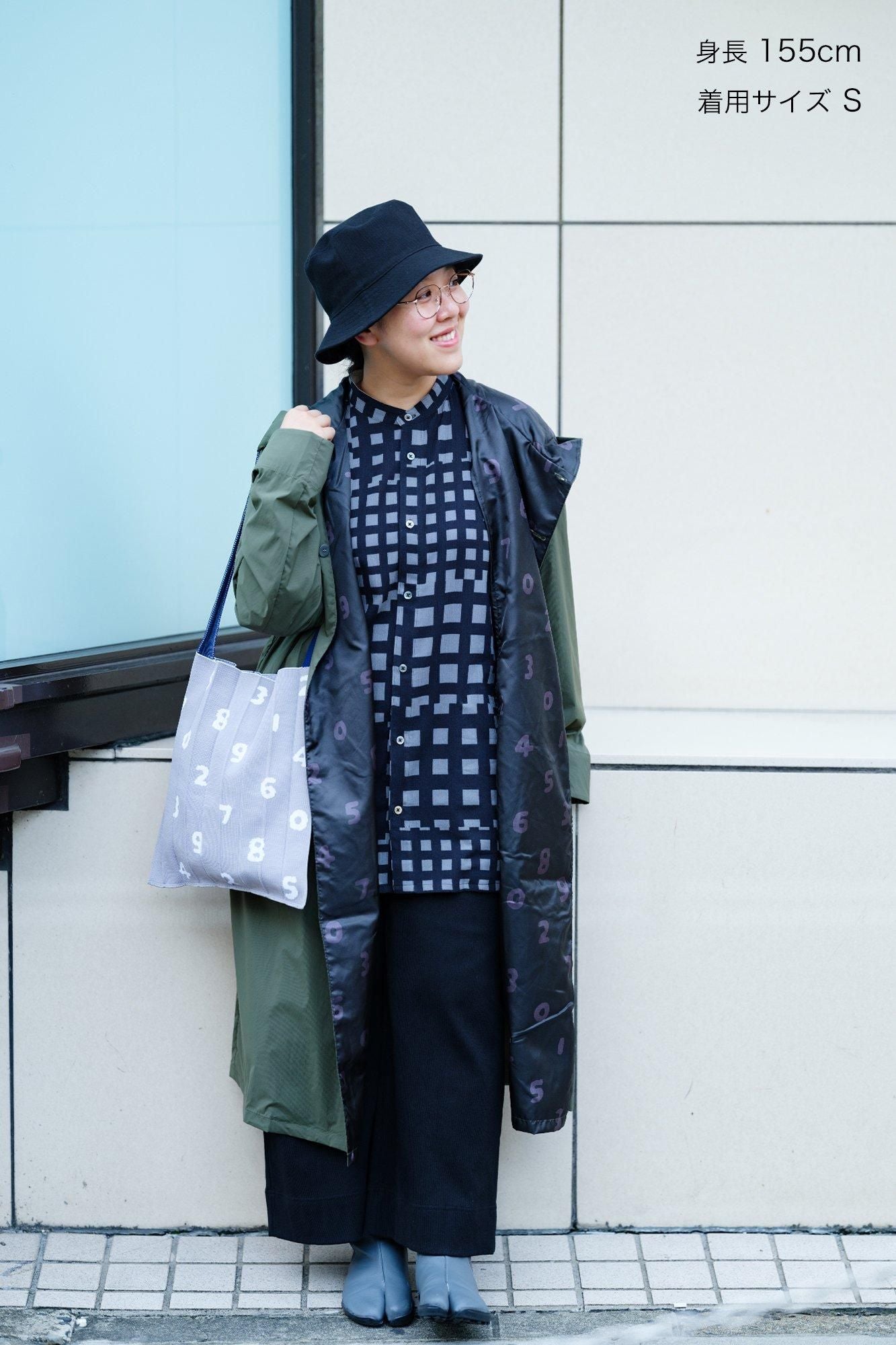 Takashima Jiji 20/10 Piqué-geprägte weite Hose/nasse Farbe