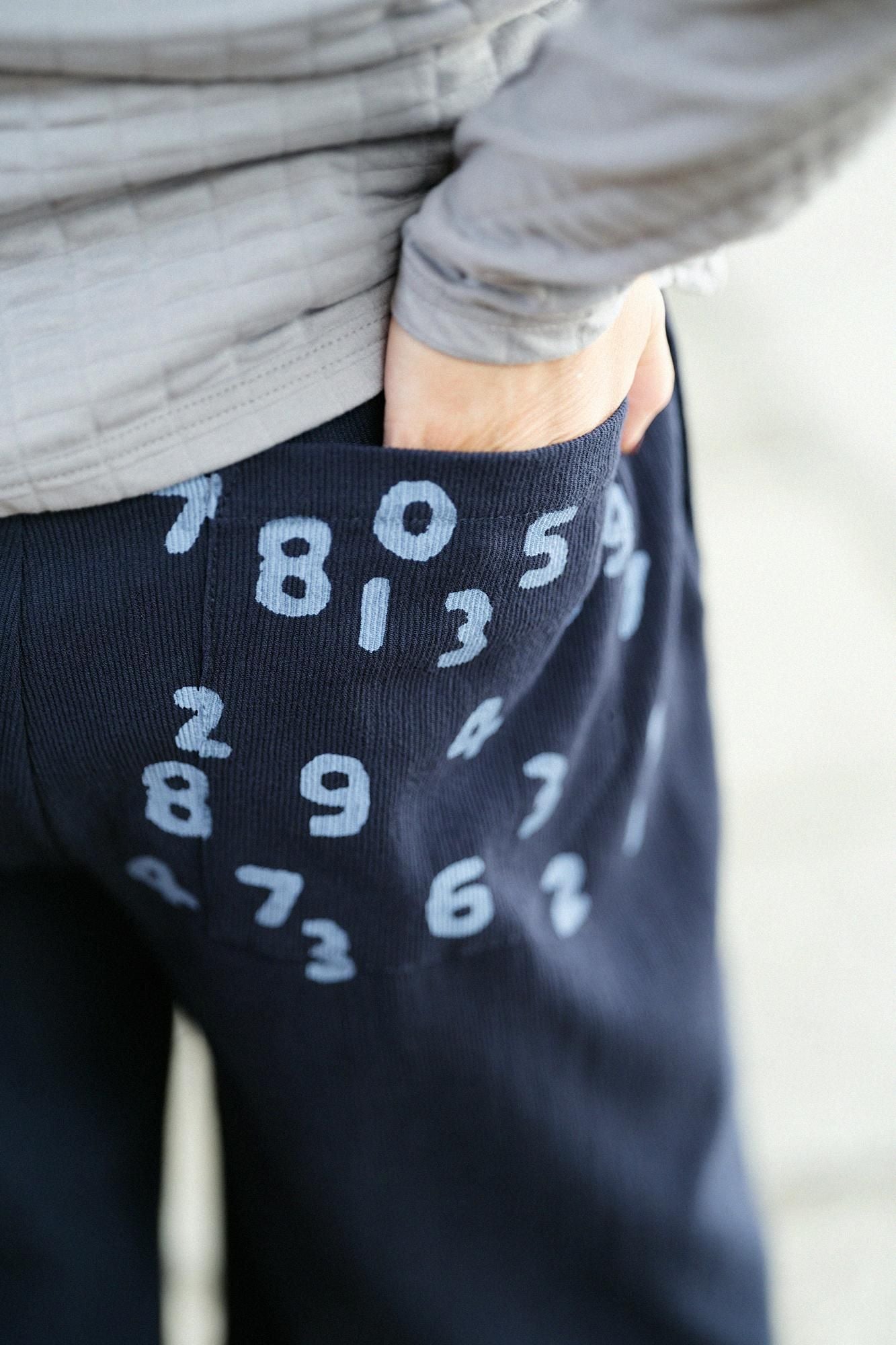 Takashima Jiji 20/10 Pique geprägte weite Hose/Tomekon