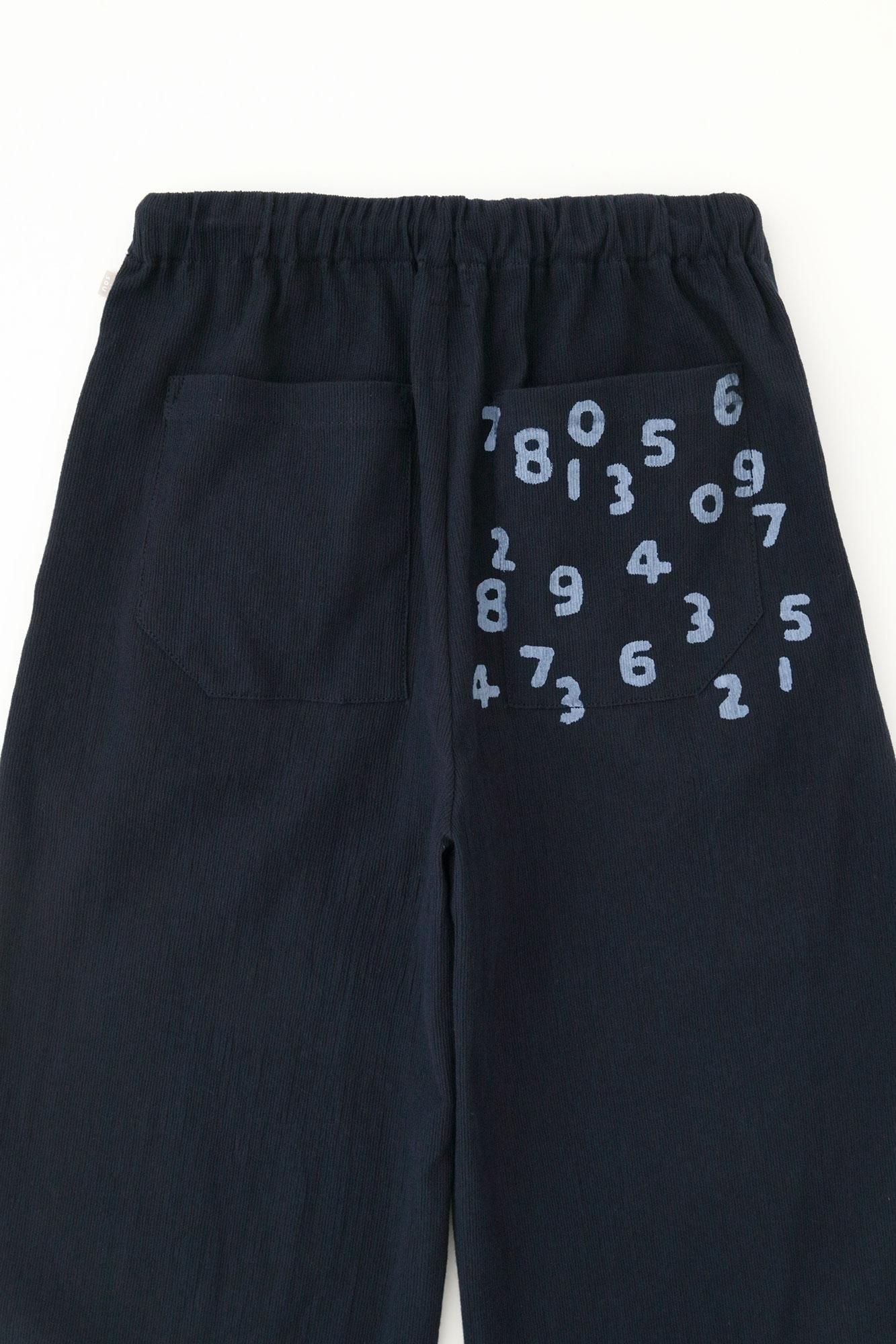 Takashima Jiji 20/10 Pique geprägte weite Hose/Tomekon