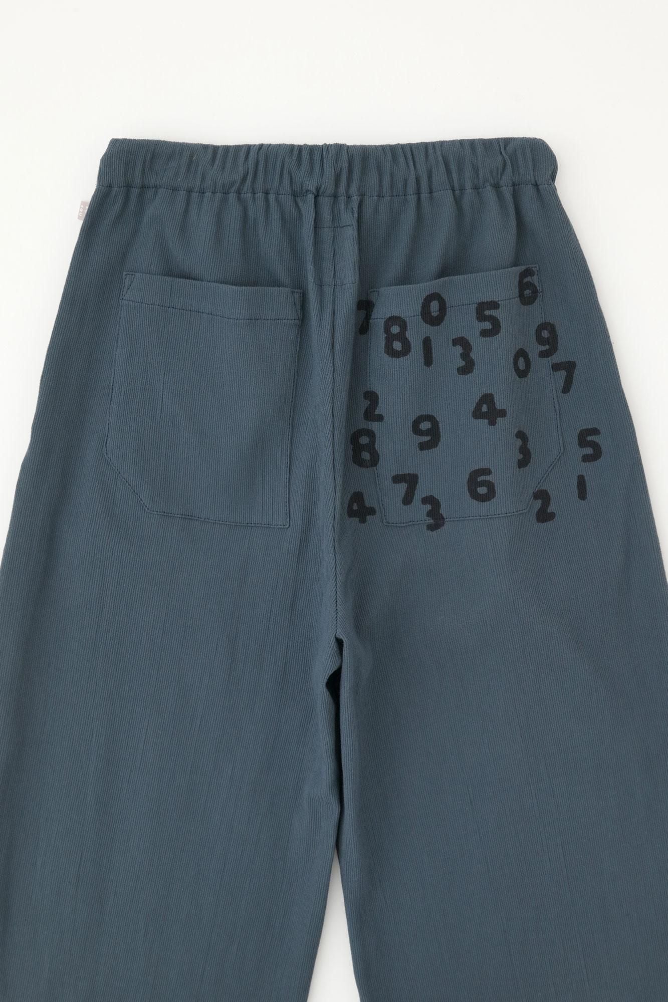 Takashima Jiji 20/10 Piqué-geprägte weite Hose/Kizoku Nezu